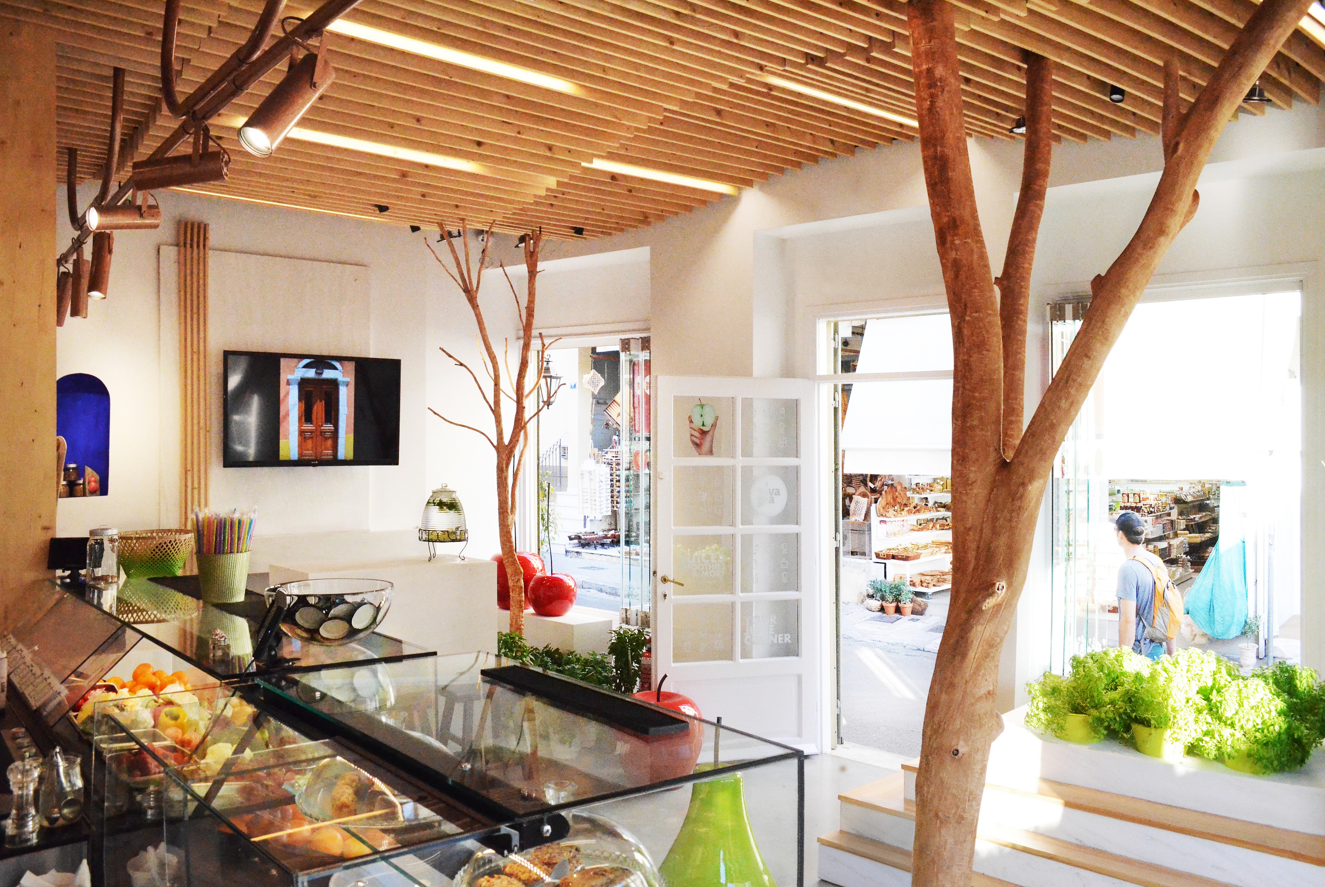 雅典 NOVAGEA 果汁吧 | 融入希腊传统与自然的现代空间-12