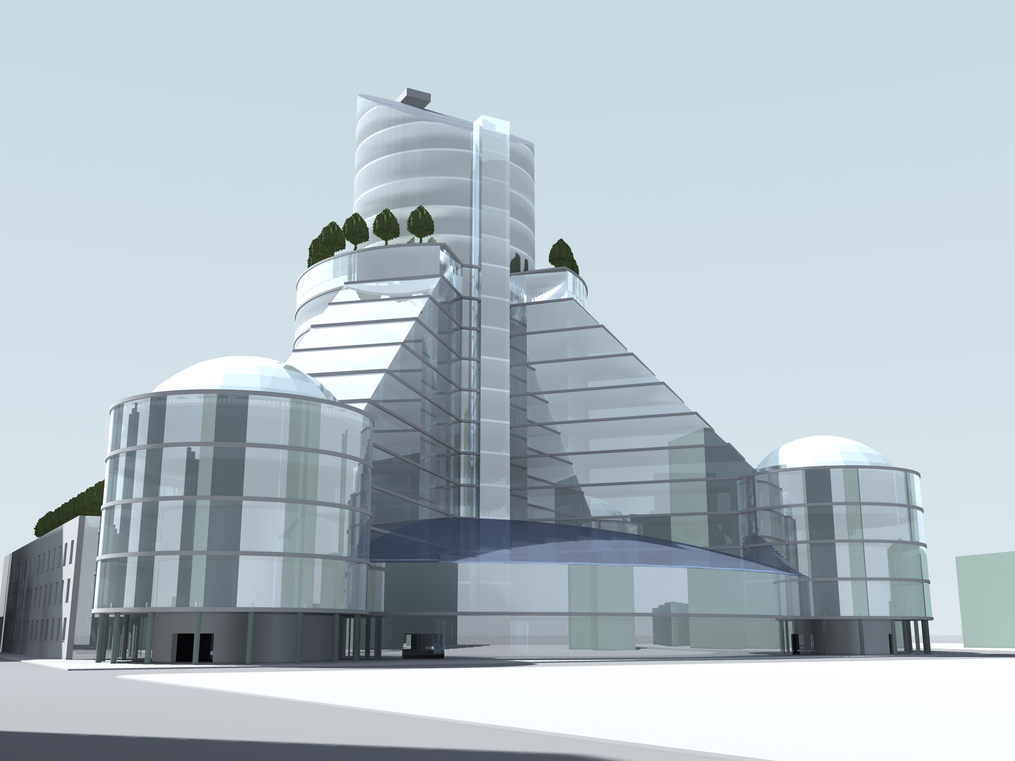 多功能建筑的和谐统一-0