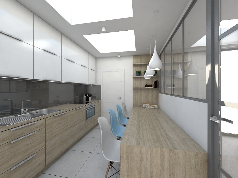 法式双层住宅的室内设计魅力-2