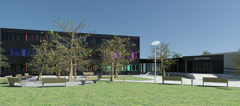 新建专业技能培训中心,展现现代教育空间设计-4