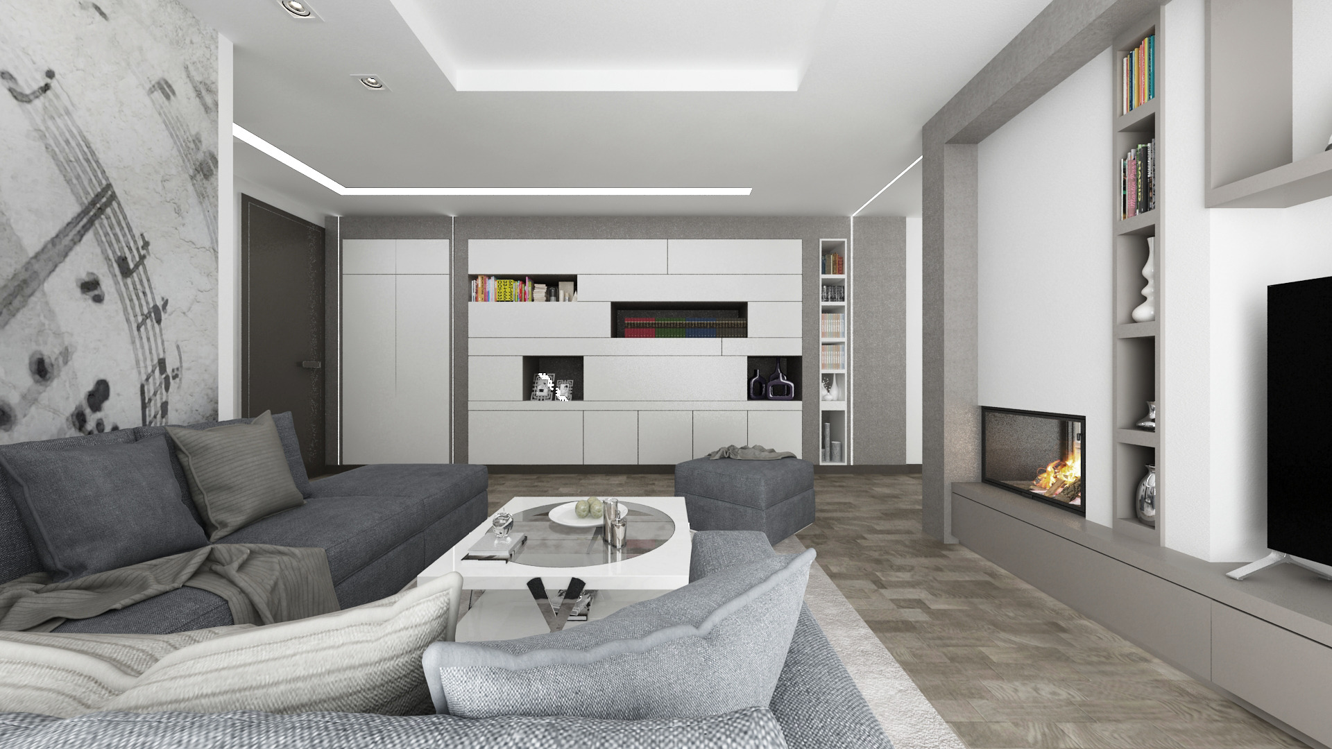 现代家庭别墅设计，室内外和谐共生-29