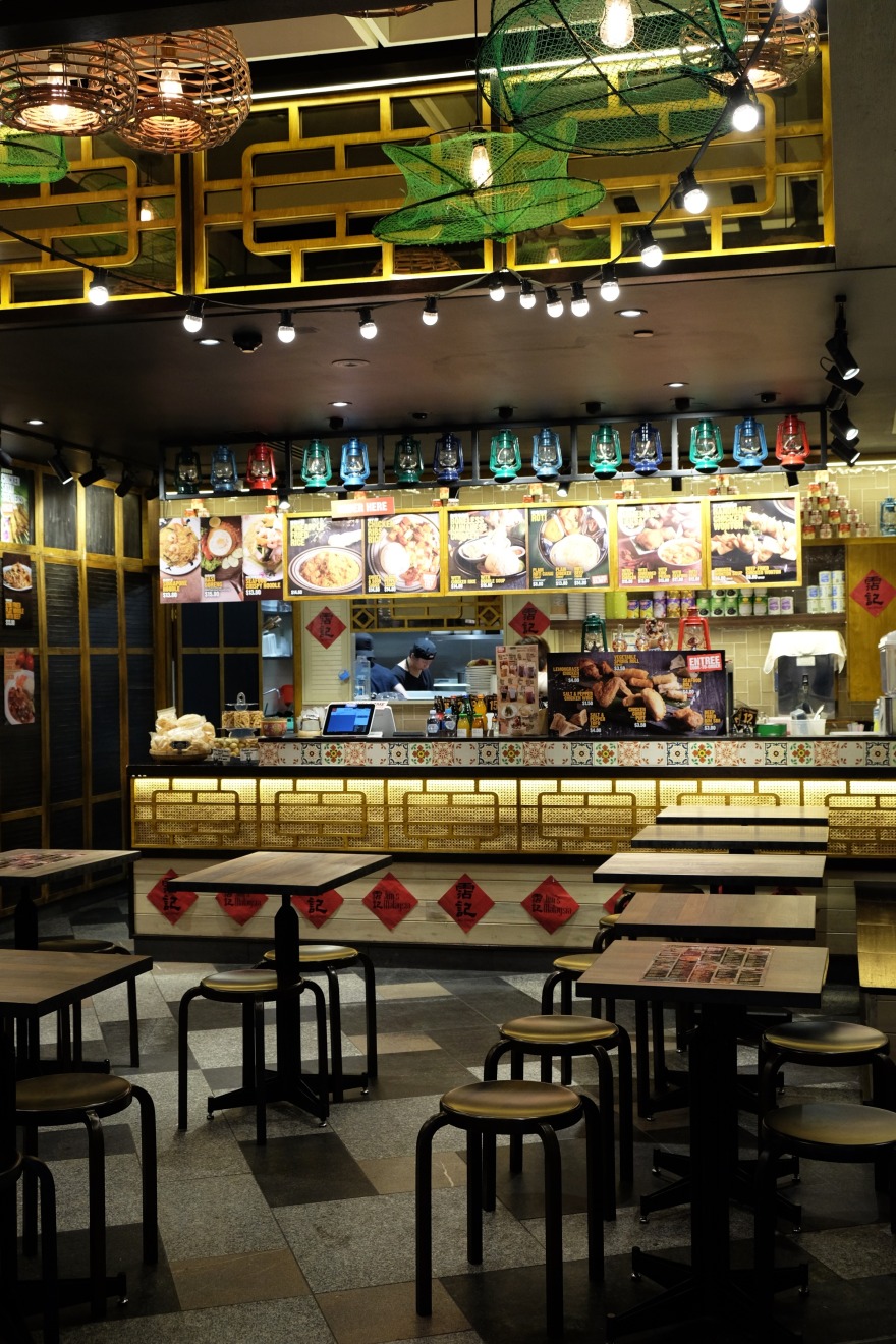 马来西亚吉姆餐厅 | 融入渔村文化的多彩空间-3