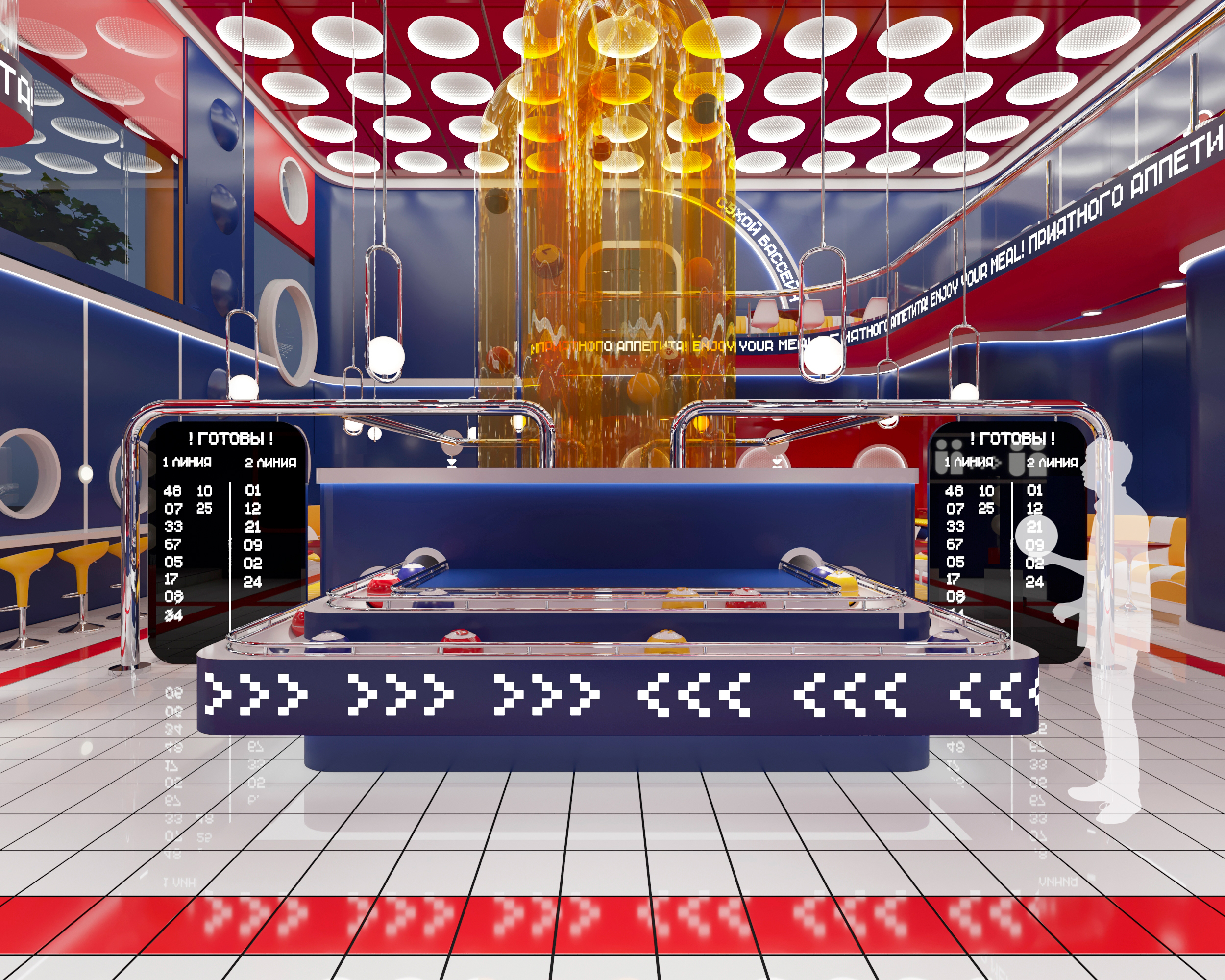 未来主义餐饮空间“FoodBall”-8