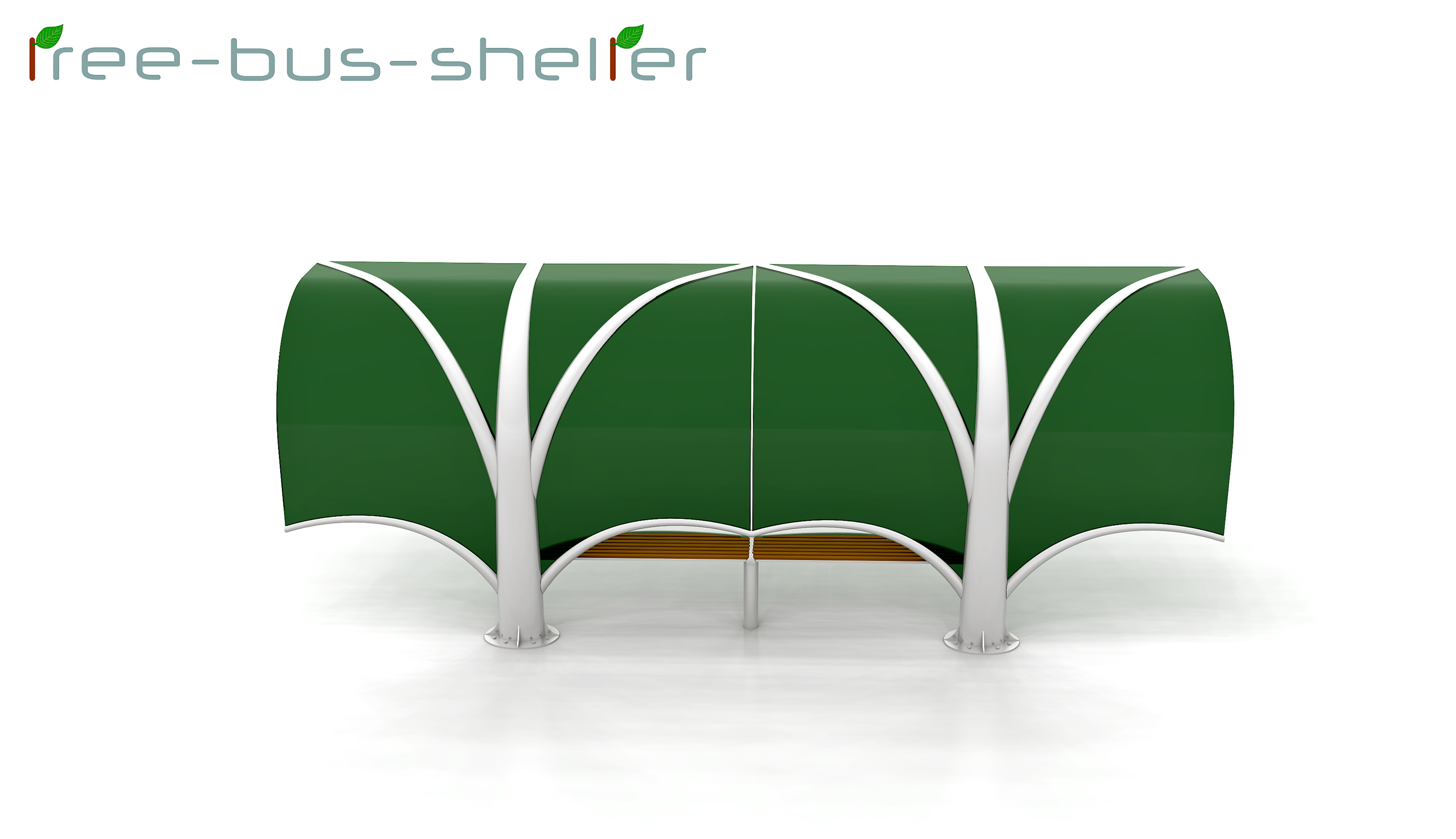 绿意盎然的城市公交站-14