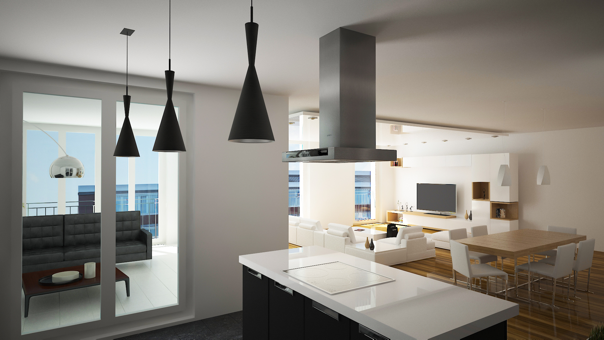 现代简约客厅设计案例-37