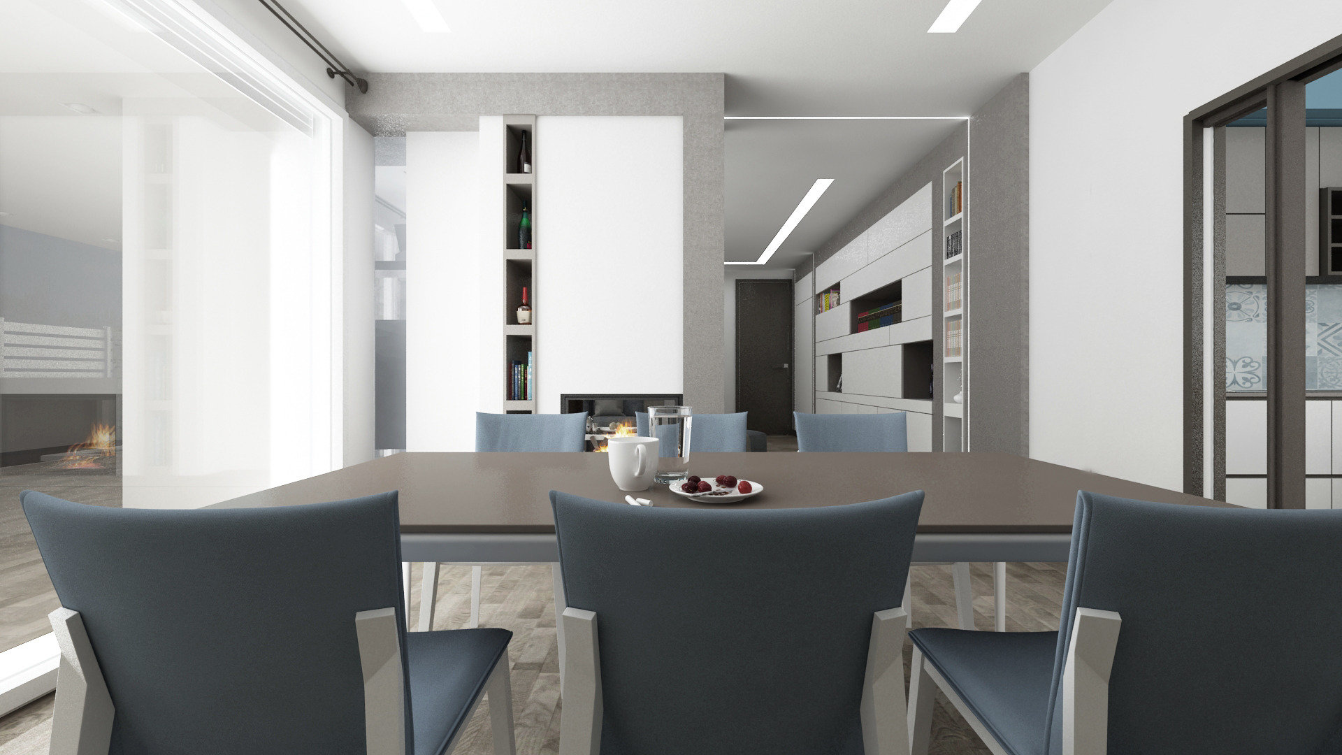 现代家庭别墅设计，室内外和谐共生-28