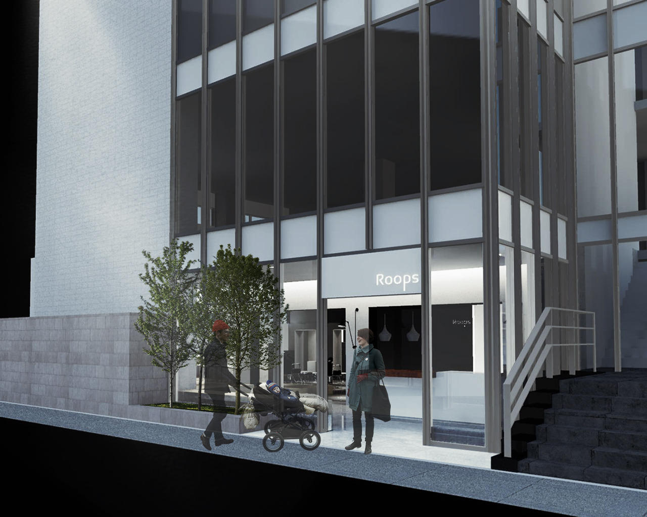 2014 年 ROOPS 发廊 | 临时性室内设计佳作-1