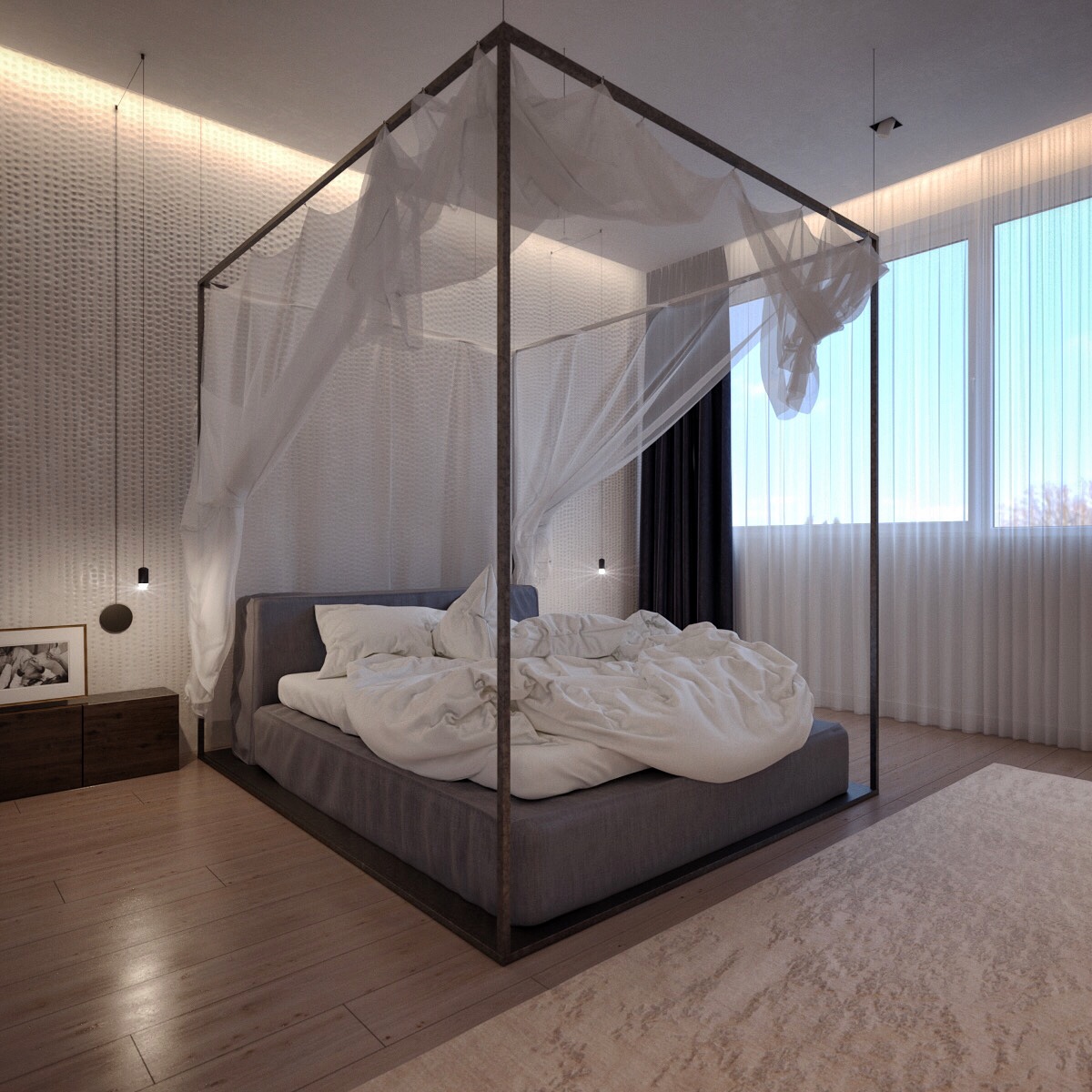 乌克兰极简私人住宅设计-4