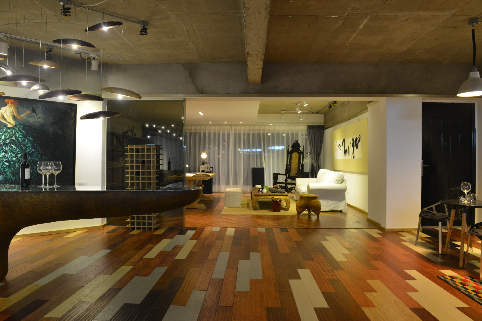 北京宋庄艺术工作室——简约实木风-4