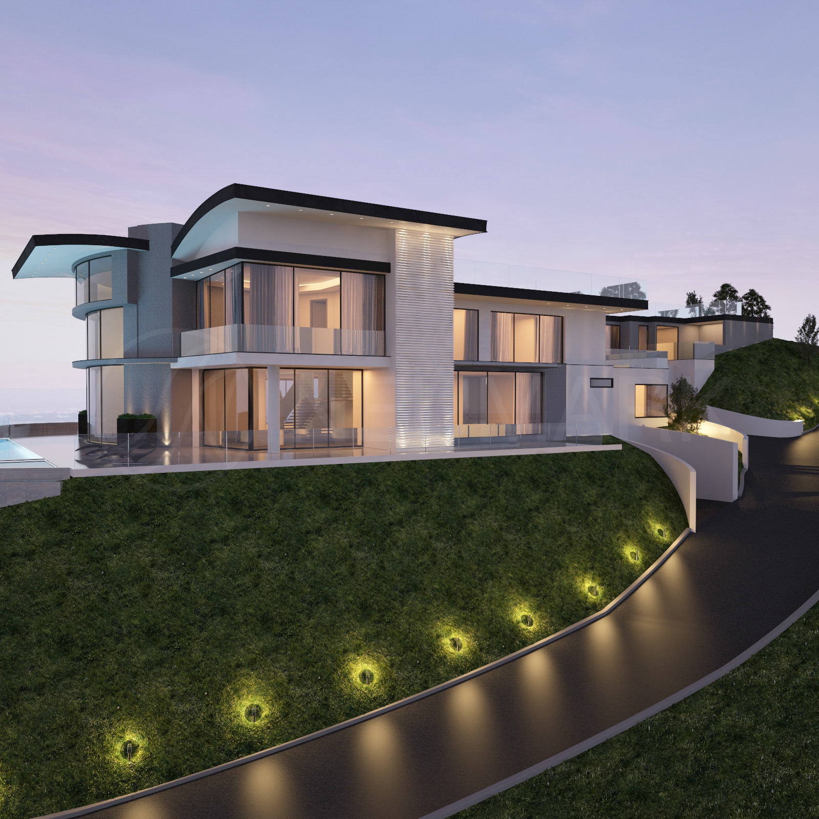 "云端之上 | 贝弗利山巅豪华私人住宅"-57