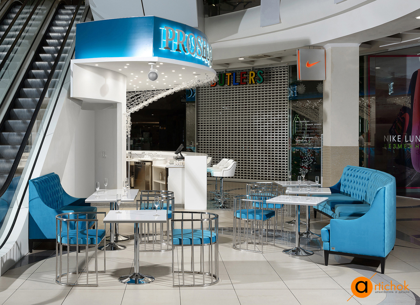 乌克兰基辅购物商场普罗赛科酒吧设计-9