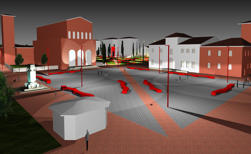 意大利 San Lazzaro di Savena 广场更新设计-11