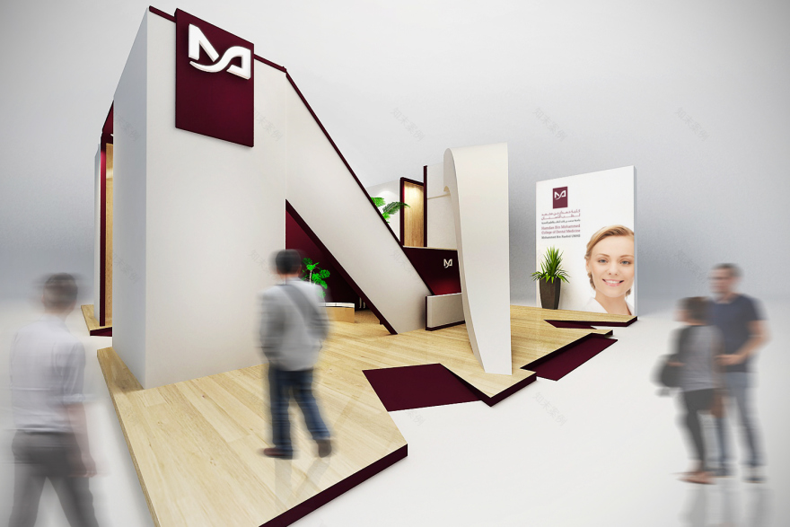 Hamdan 医学展览展台设计-16