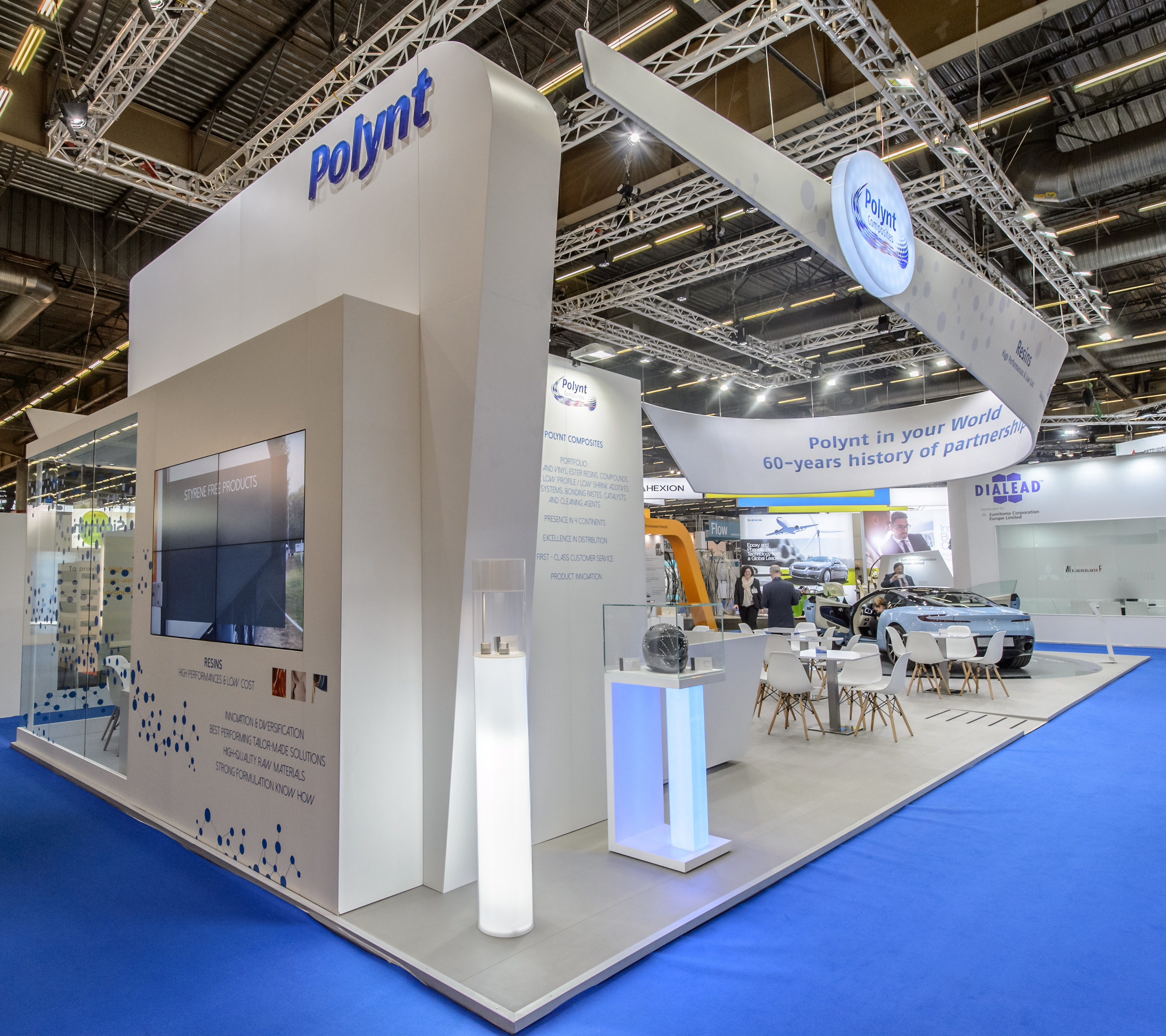 2017 年巴黎国际展览中心 Polynt 展位设计-16