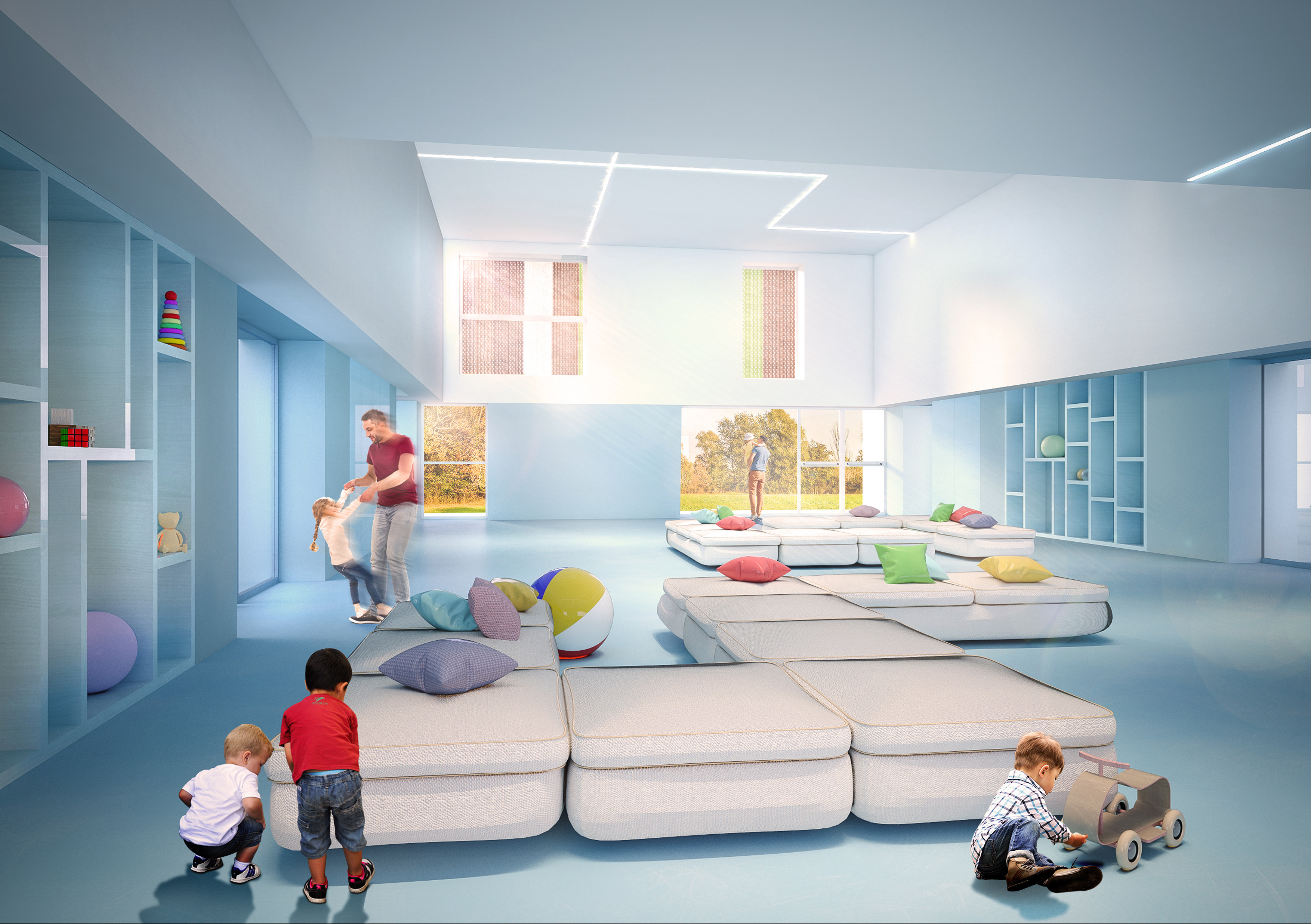 意大利 Verona 市 San Bonifacio 幼儿园设计-6