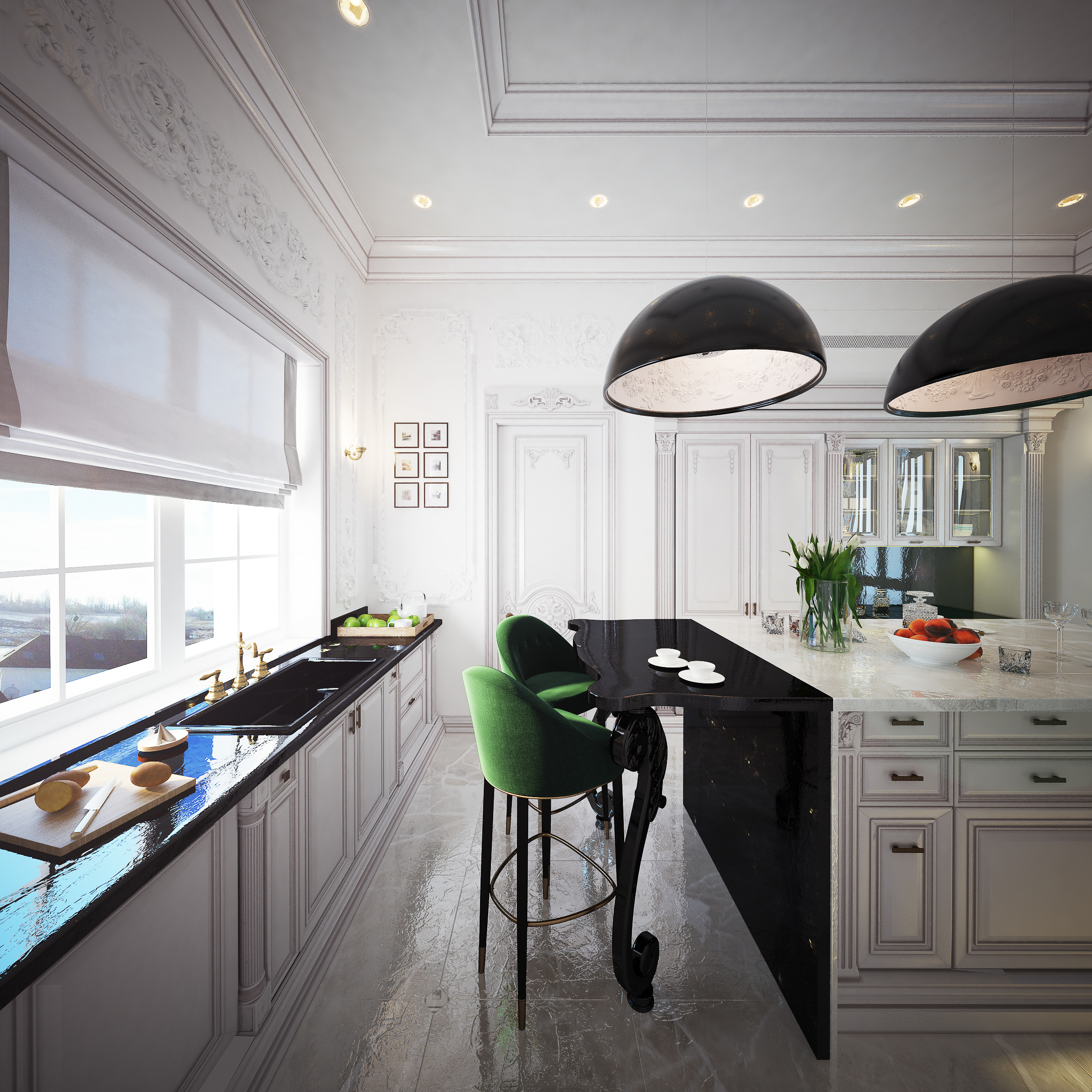 乌克兰基辅 600 平米私人住宅室内设计-11