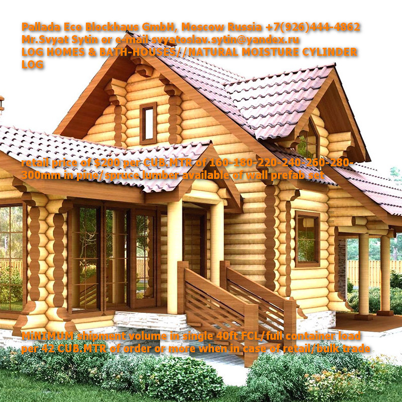 俄罗斯原木圆柱住宅，绿色环保建筑新选择-7