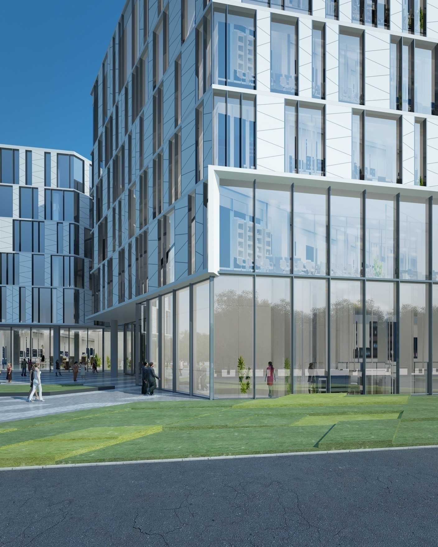 意式 grid 设计理念融入 CCB 深圳湾办公楼-8