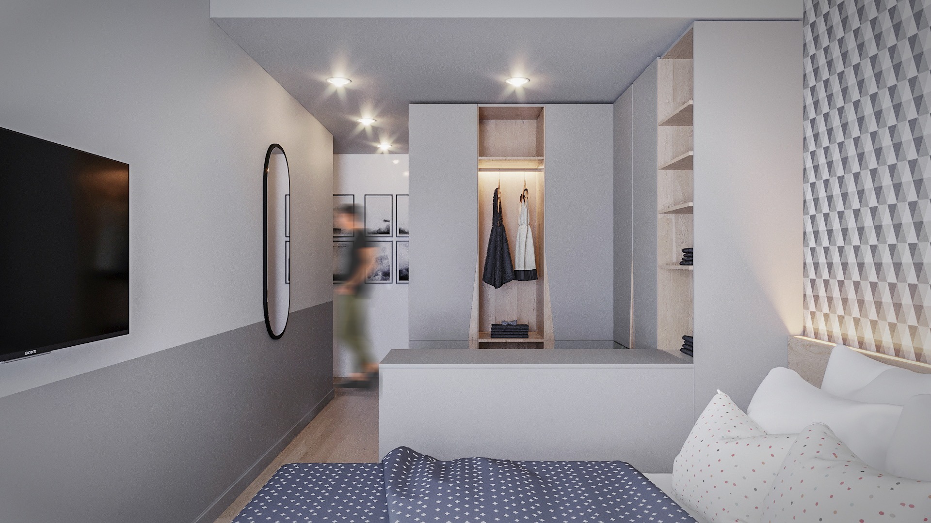 意大利湖畔公寓的现代翻新-7