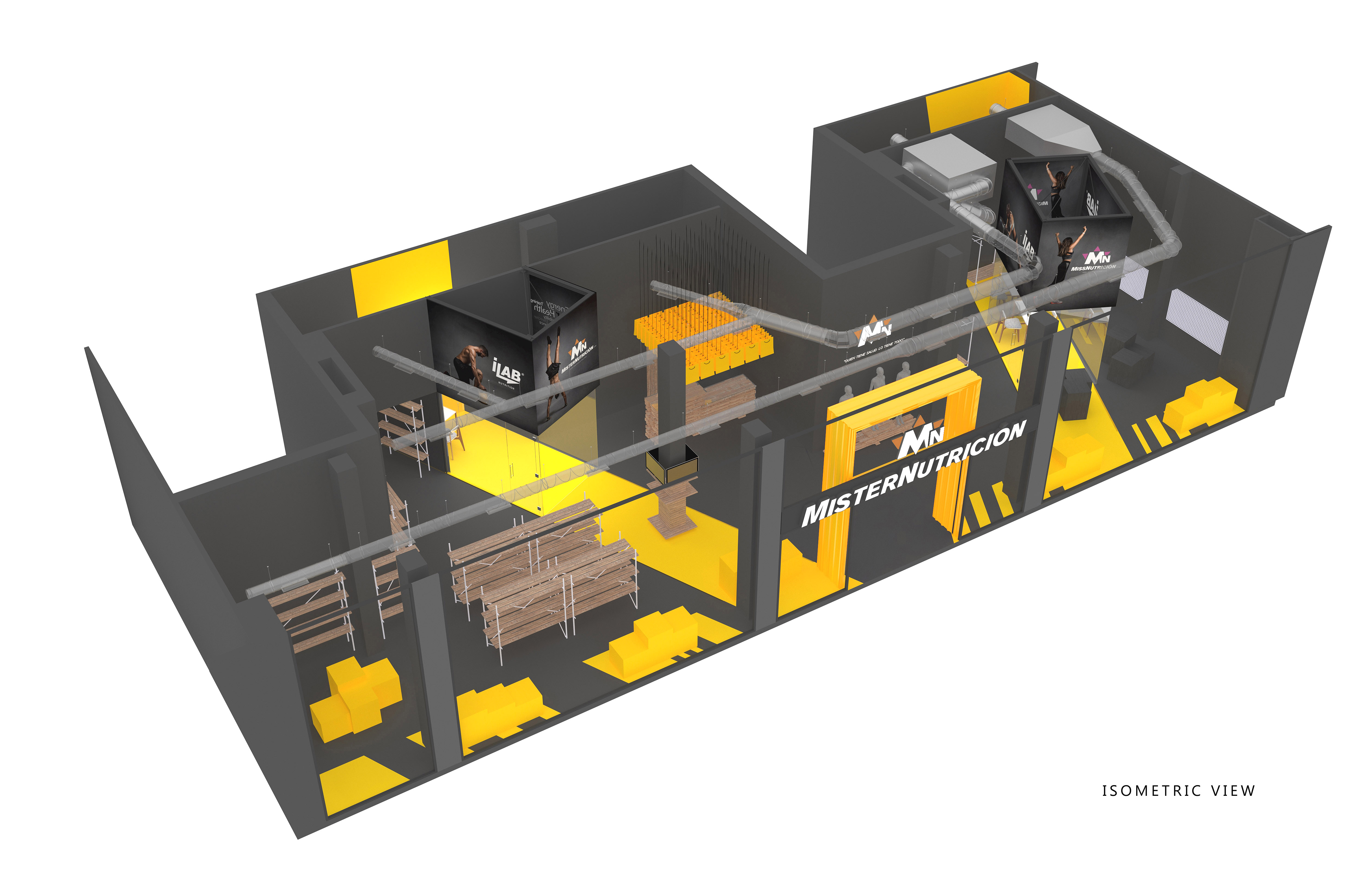 工业风 MISTERNUTRICIÓN 旗舰店，简约设计诠释 Santiago de Compostela-4