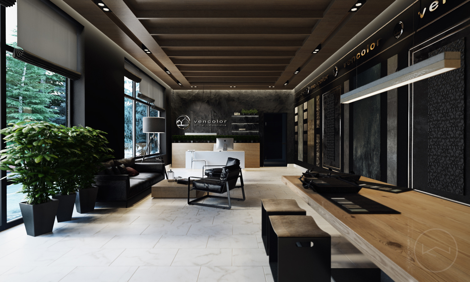 时尚 Vencolor 展示空间设计-1