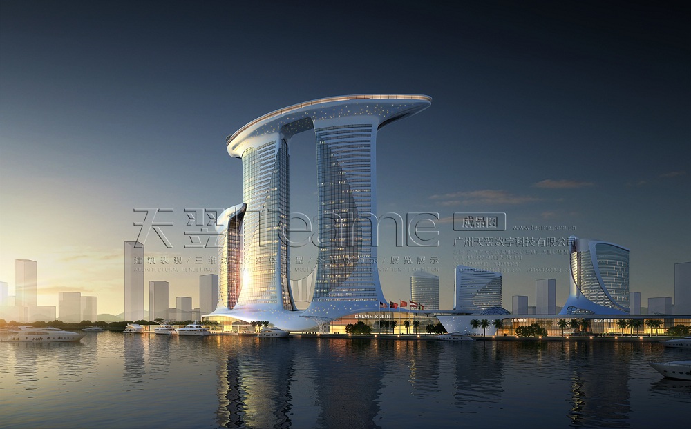 3D renderings--Office buildings-3