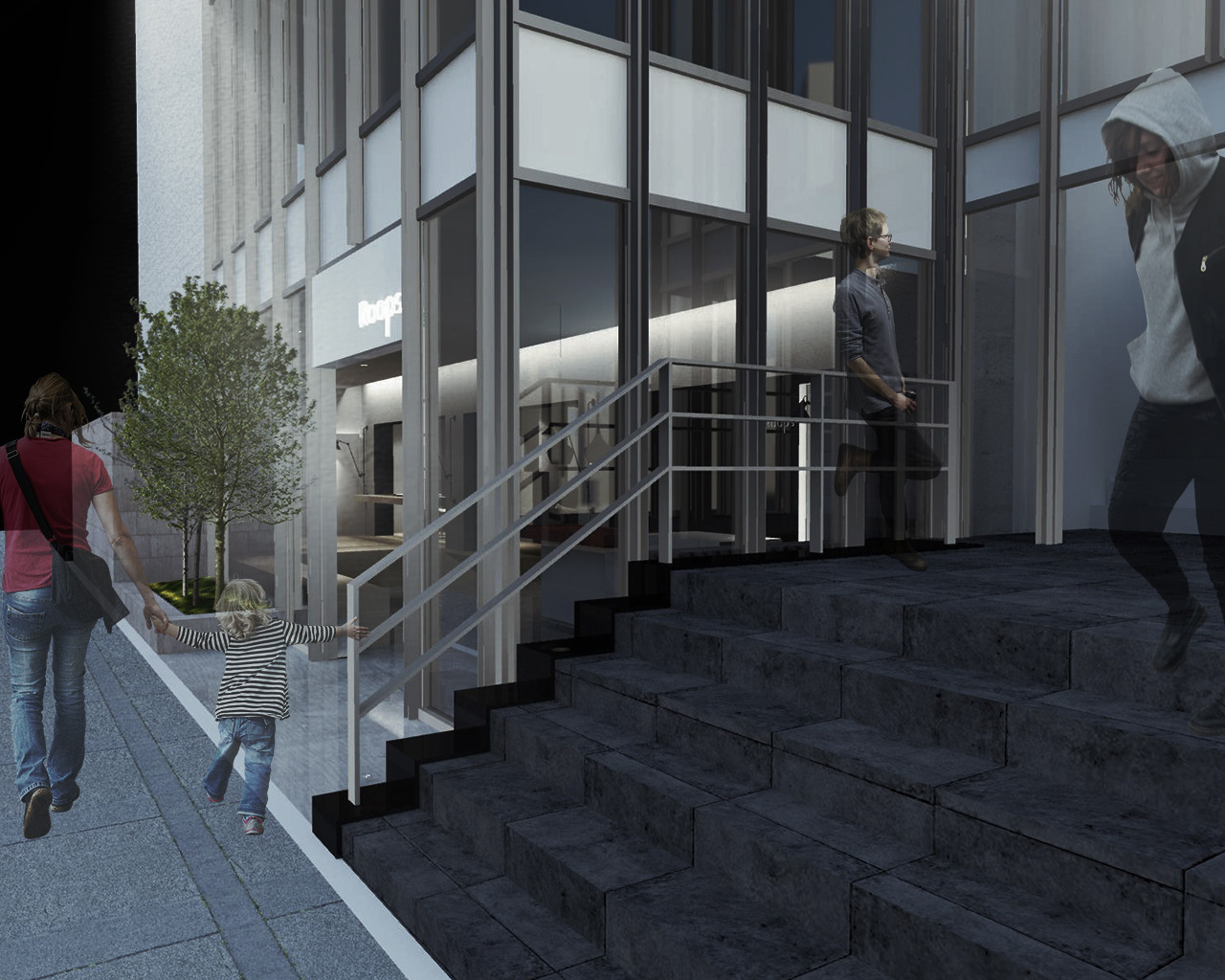 2014 年 ROOPS 发廊 | 临时性室内设计佳作-2