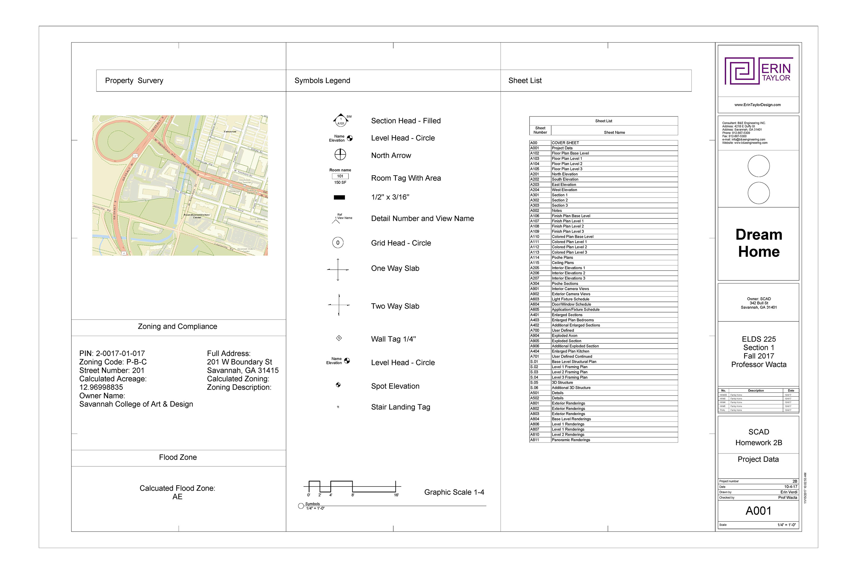 Revit House Plan Construction Document-1