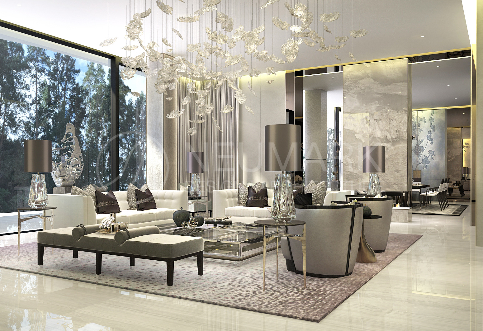 莫斯科 Barvikha 区 1800 平方米现代豪华别墅设计-0