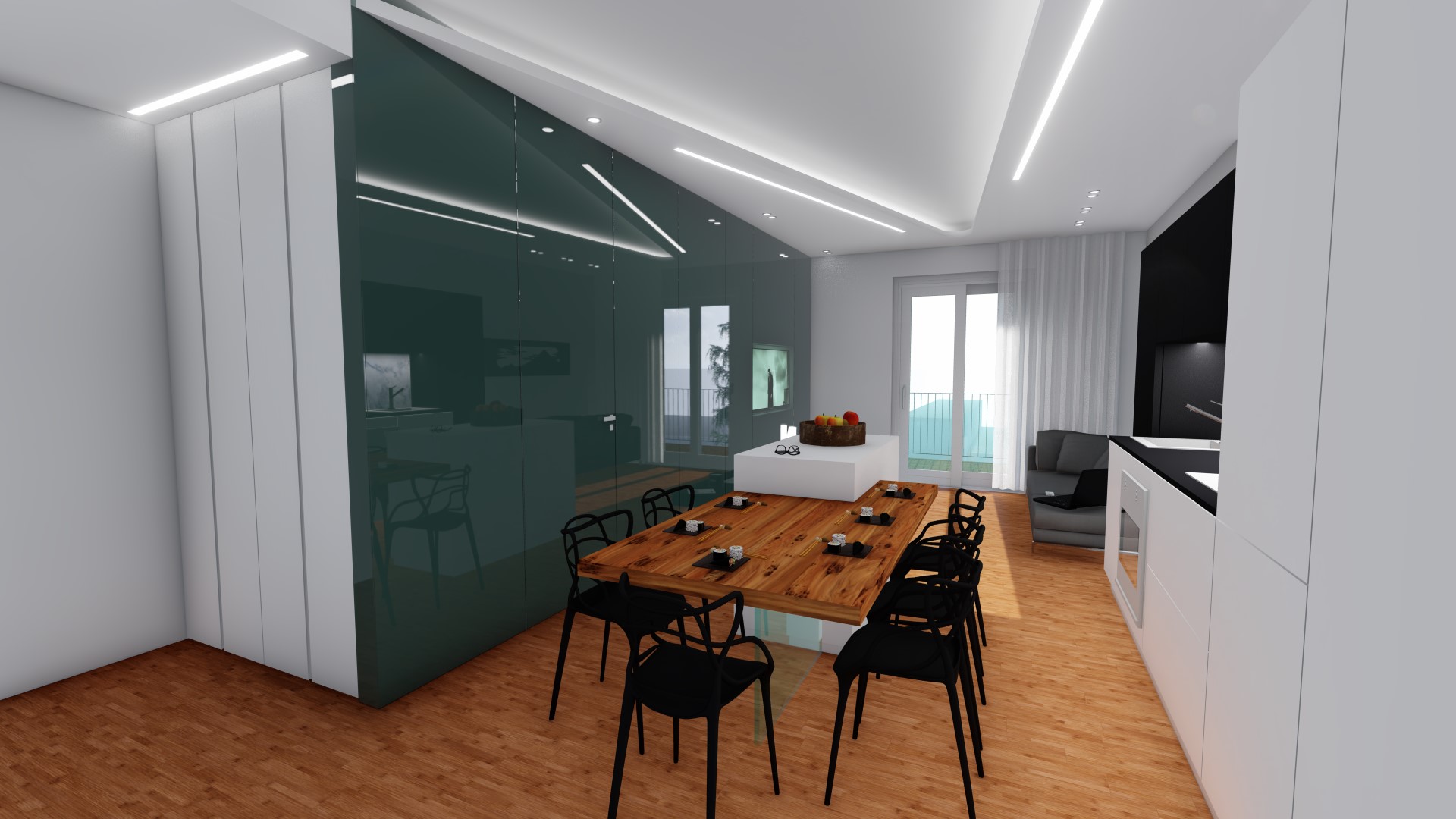 S·C· HOUSE 翻新公寓设计 · 现代简约风引领居住新潮流-3