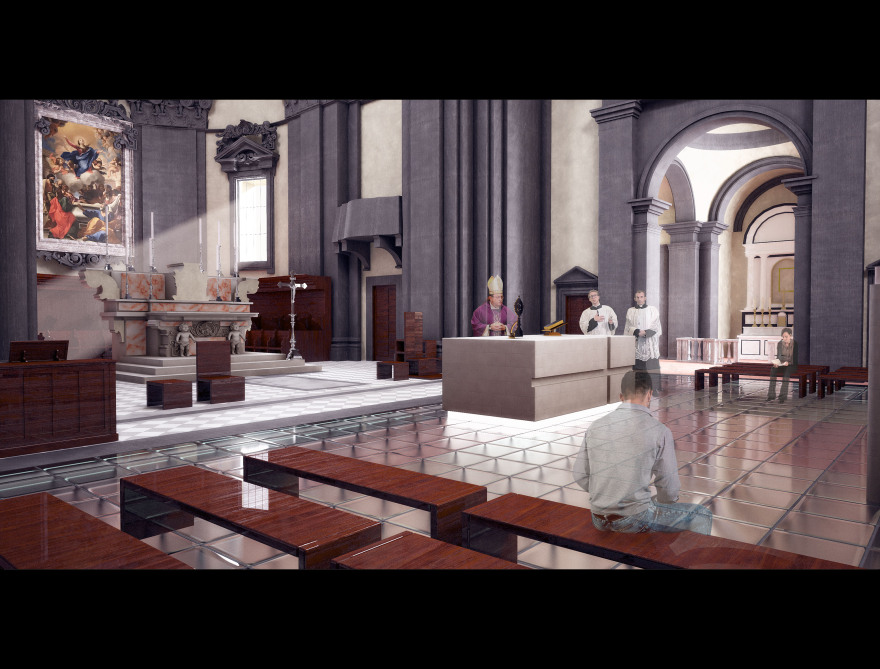 皮斯西亚大教堂祭坛空间改造-2