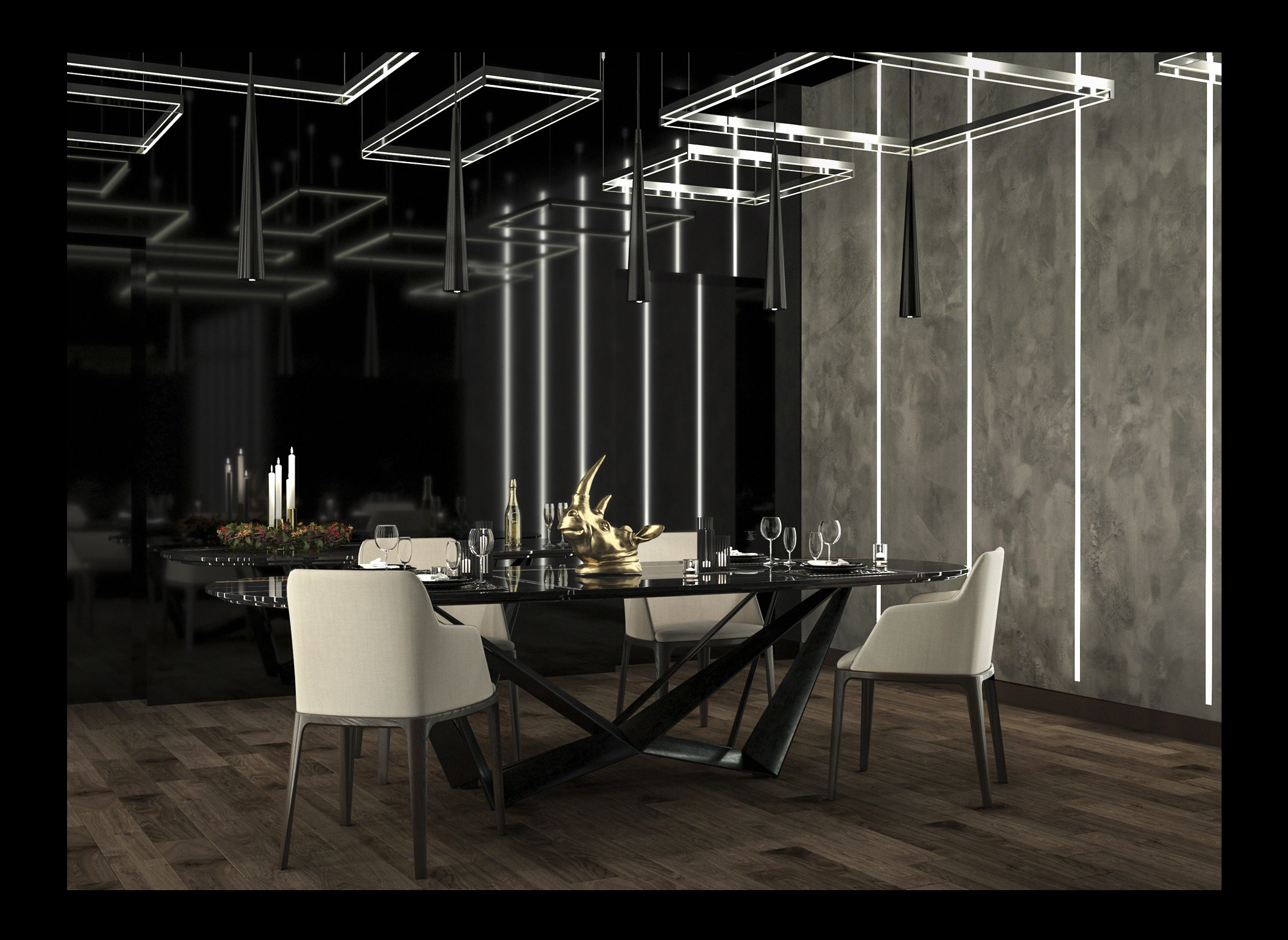 VIP Zone of the seafood restaurant.-5