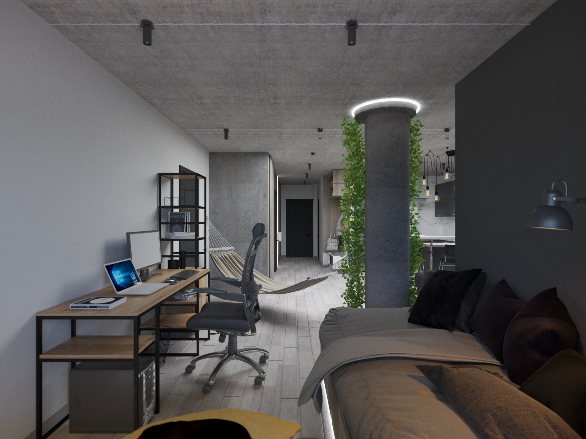 城市 loft 公寓，自然空间与独特设计的完美结合-14