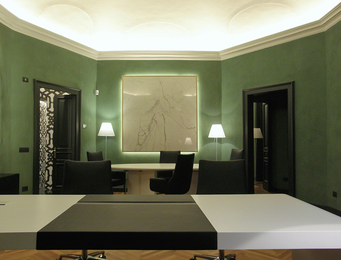 意大利维切利储蓄银行基金会办公室翻新-1