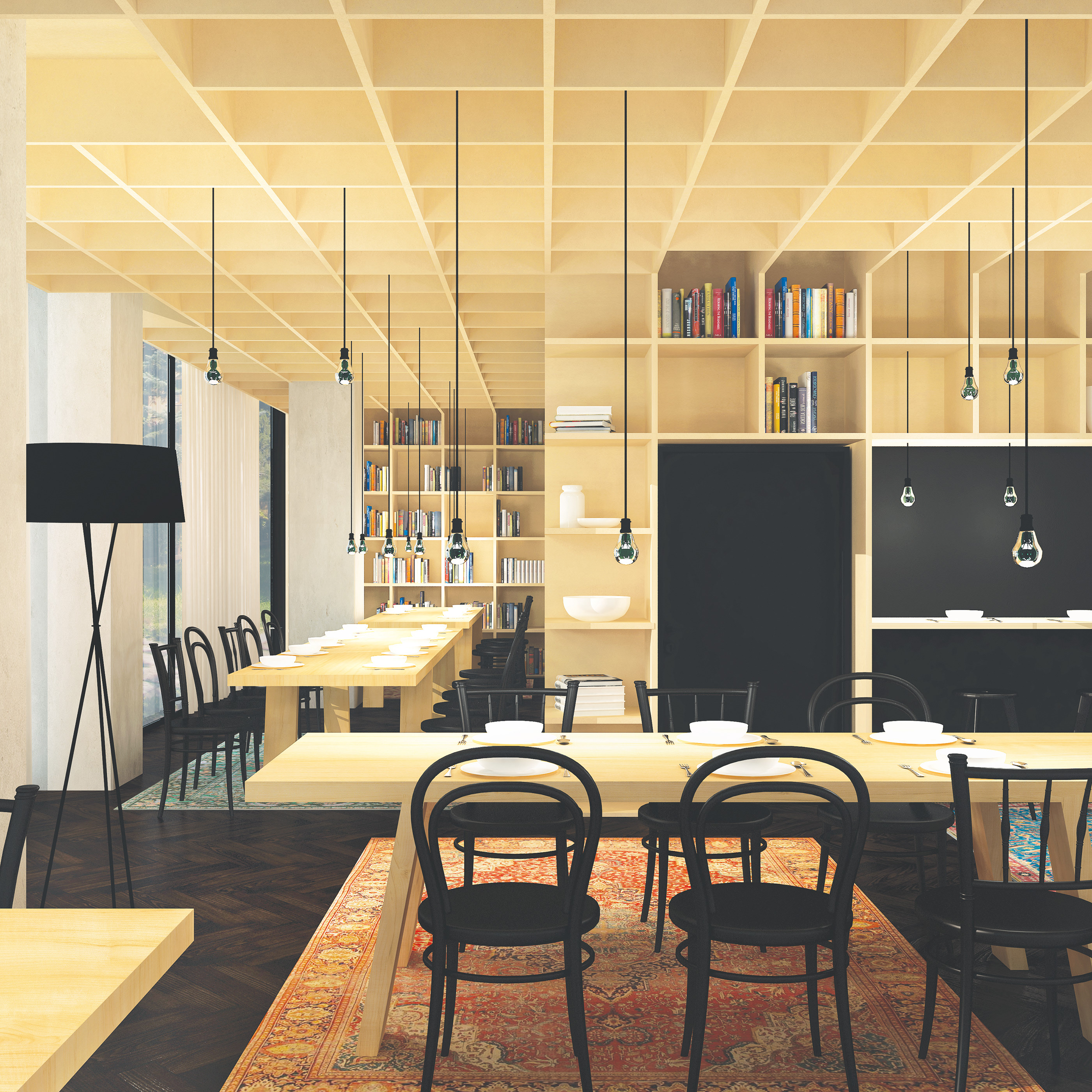 温馨家居风餐厅设计-2