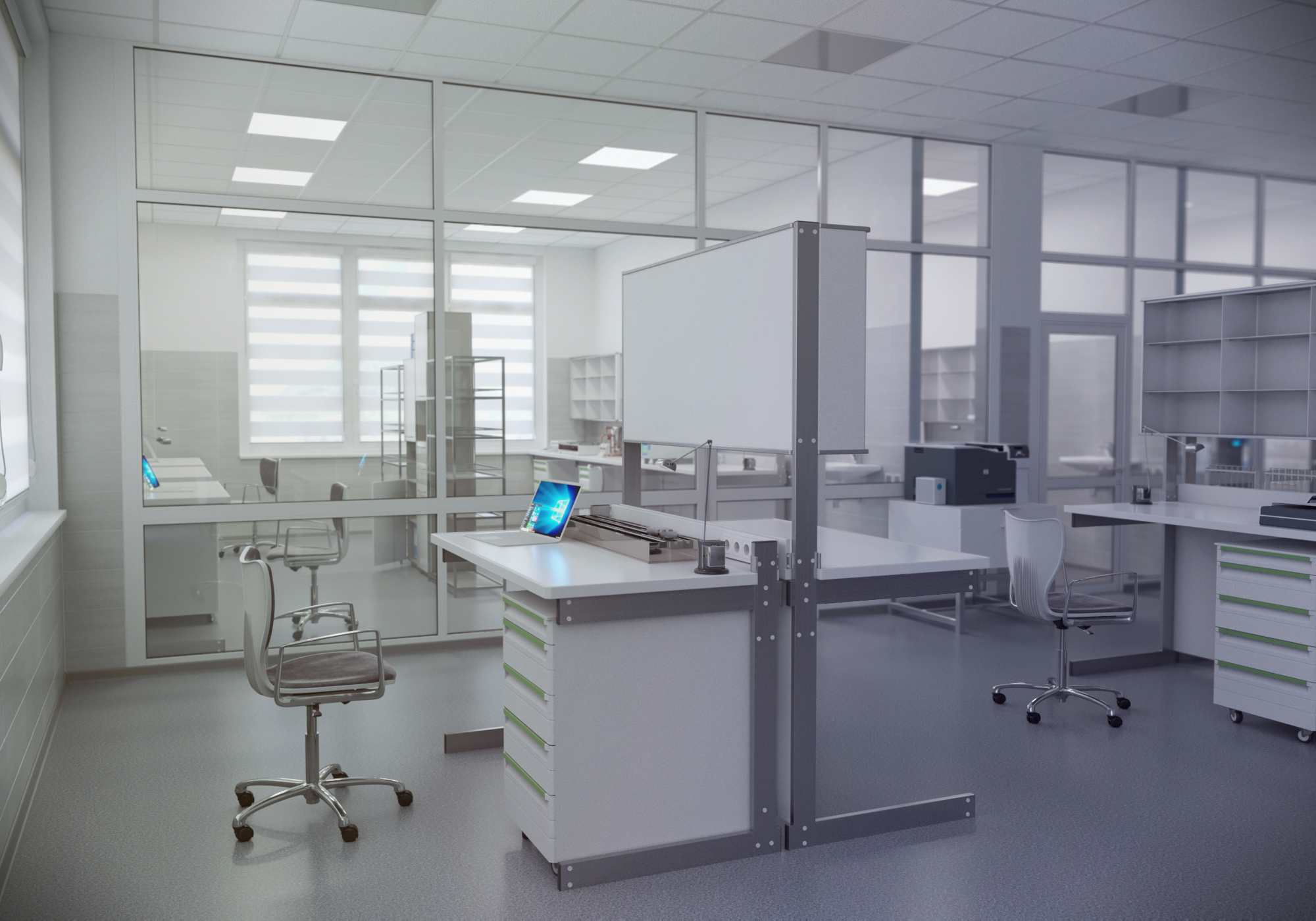 实验室室内设计，专业与美感的完美结合-4