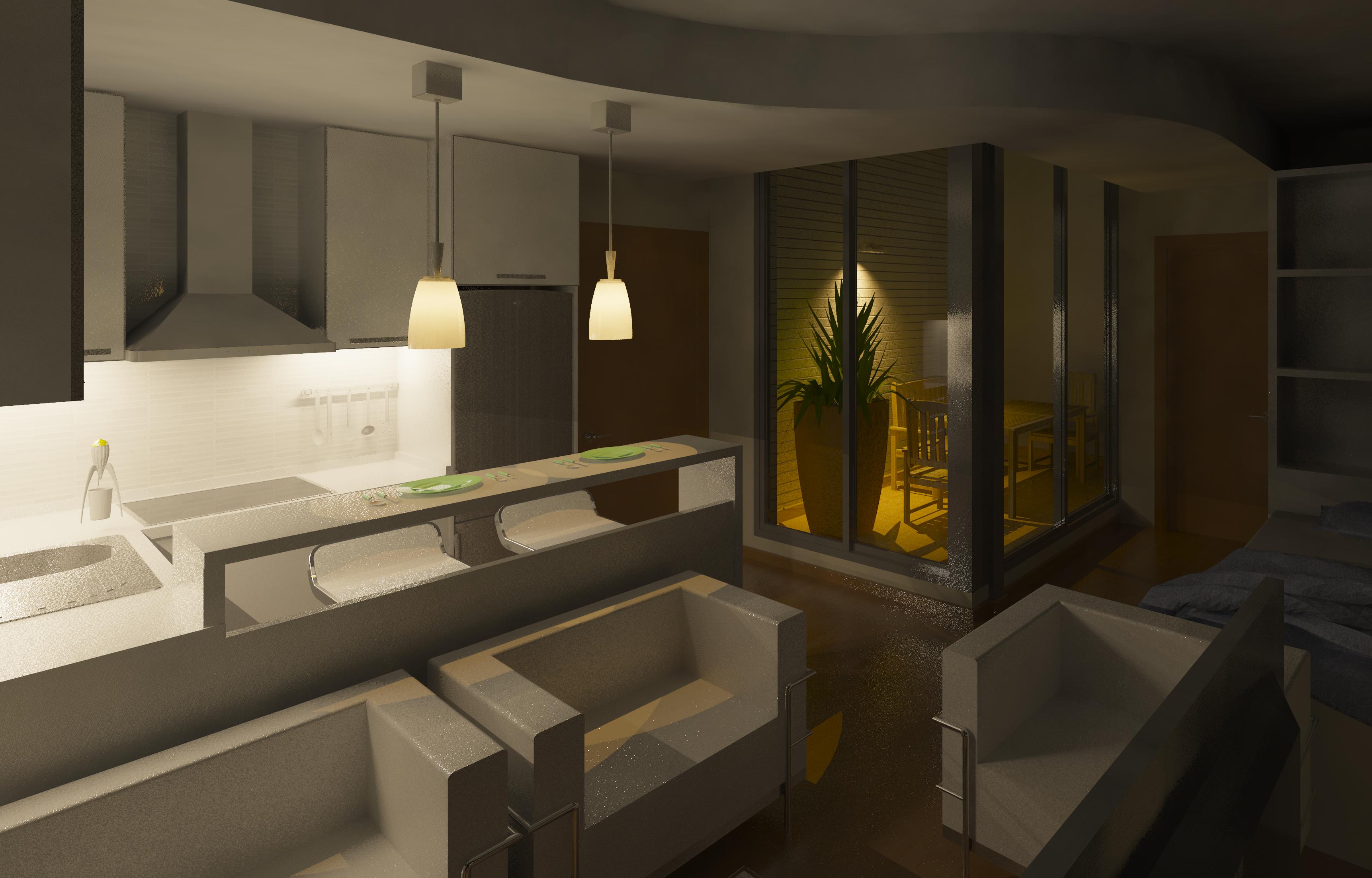 2011 年未实现的马拉加 Pedregalejo 三室公寓设计-20