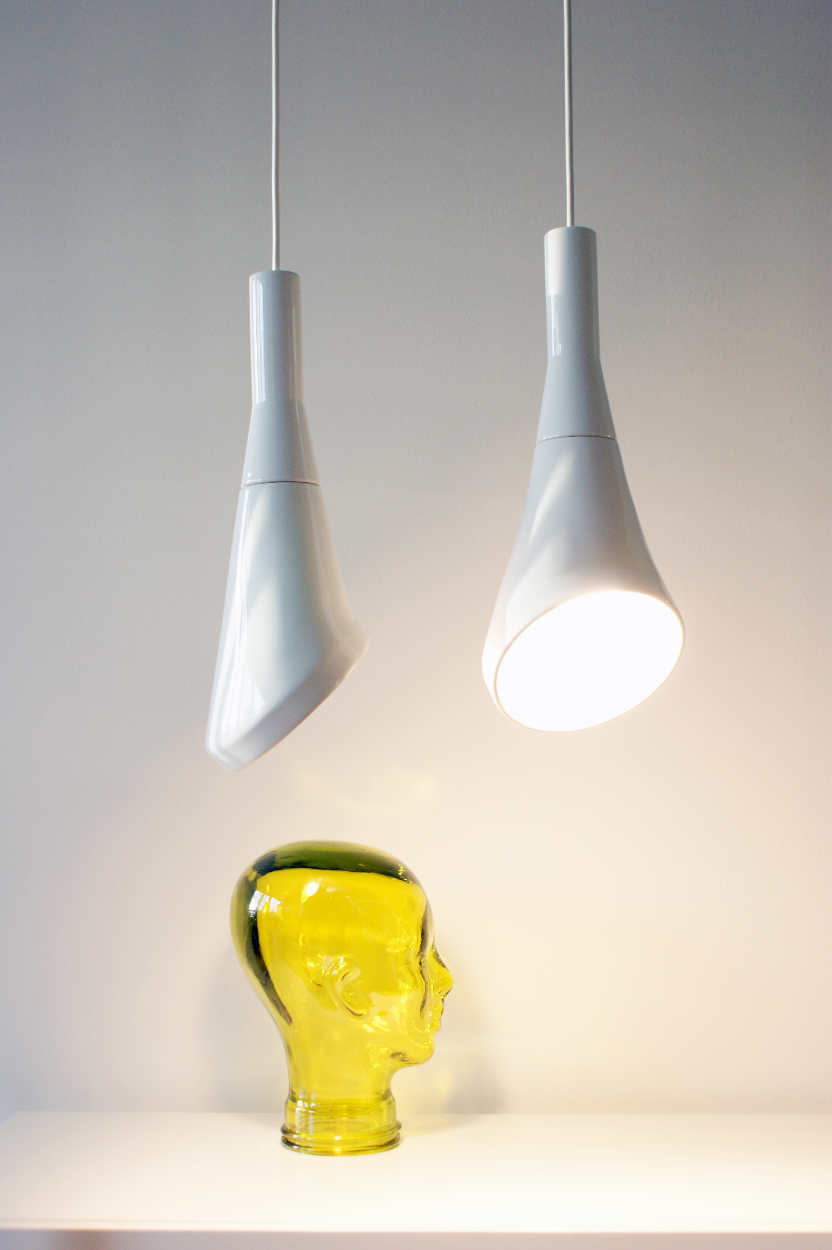 白噪声吊灯 | 极简纯白，雕塑般的照明设计-17