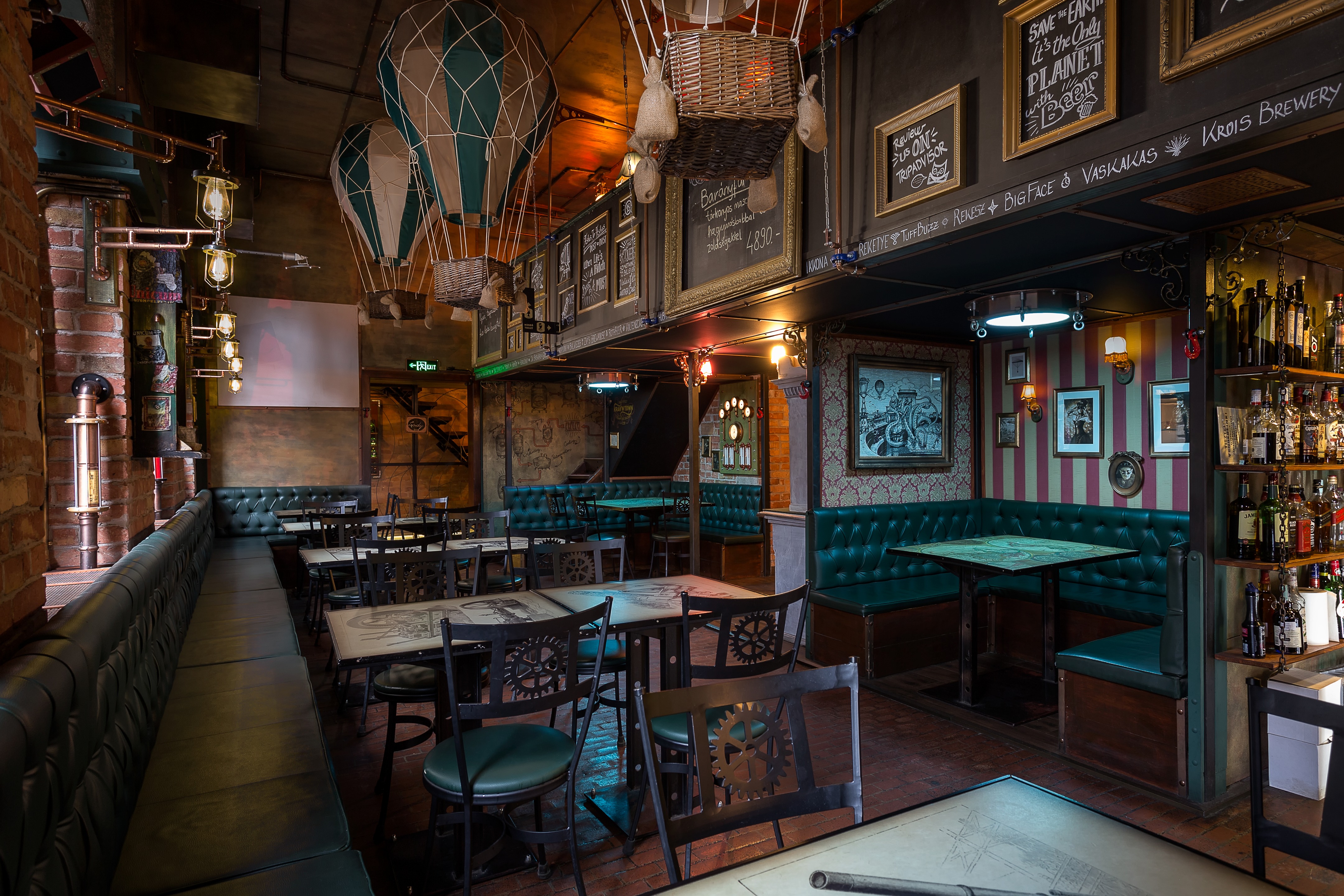 布达佩斯蒸汽朋克酒吧-0