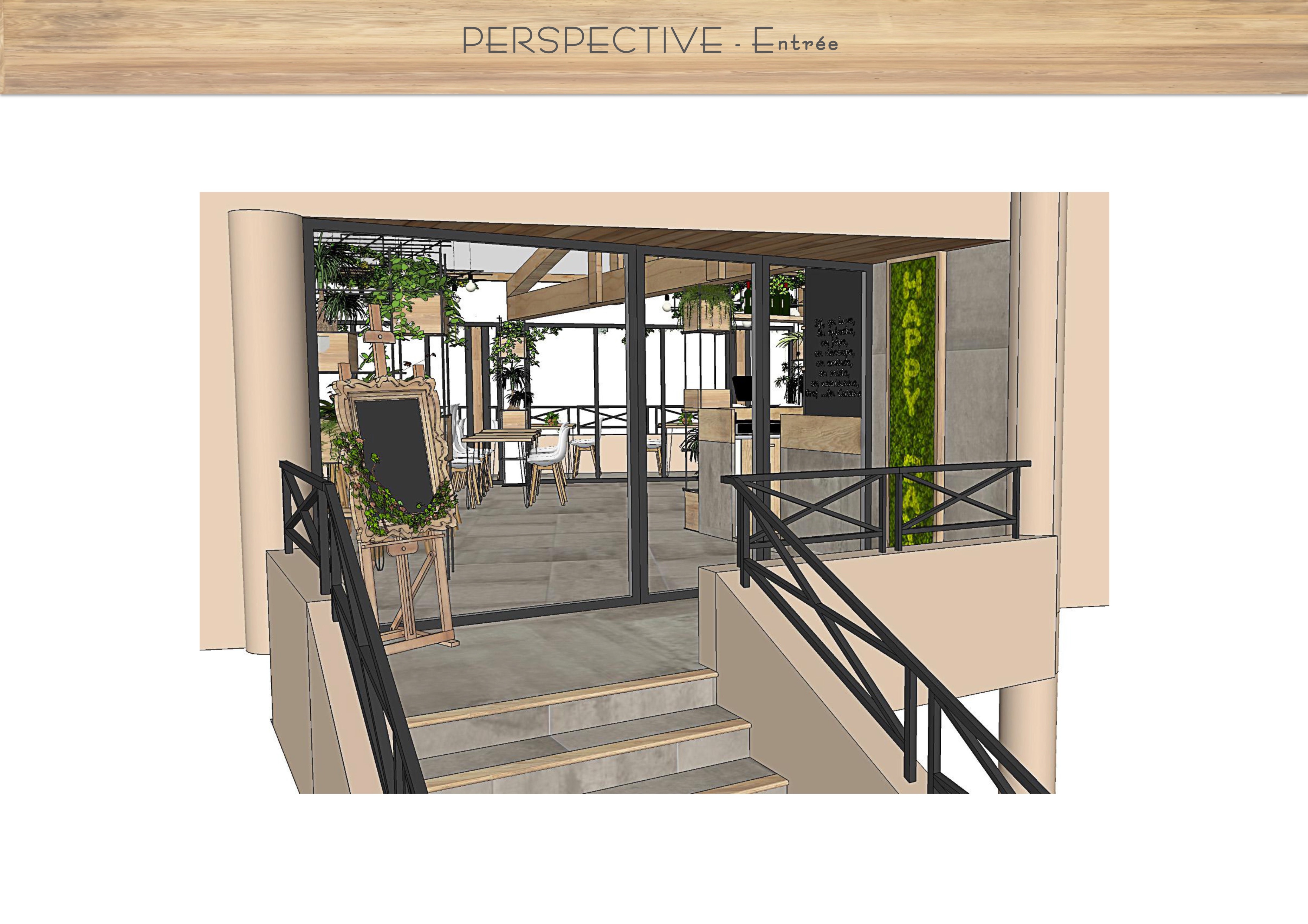 融合自然与工业风的法国餐厅设计-9