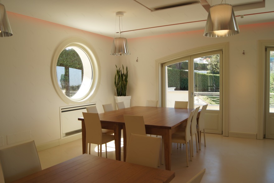 罗马郊外葡萄酒庄园的优雅室内设计-17