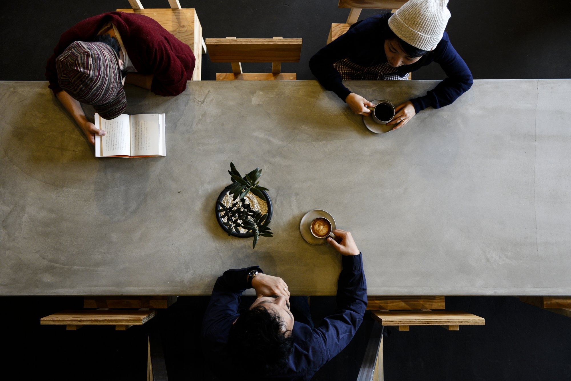 日本千叶城工业风咖啡馆-15