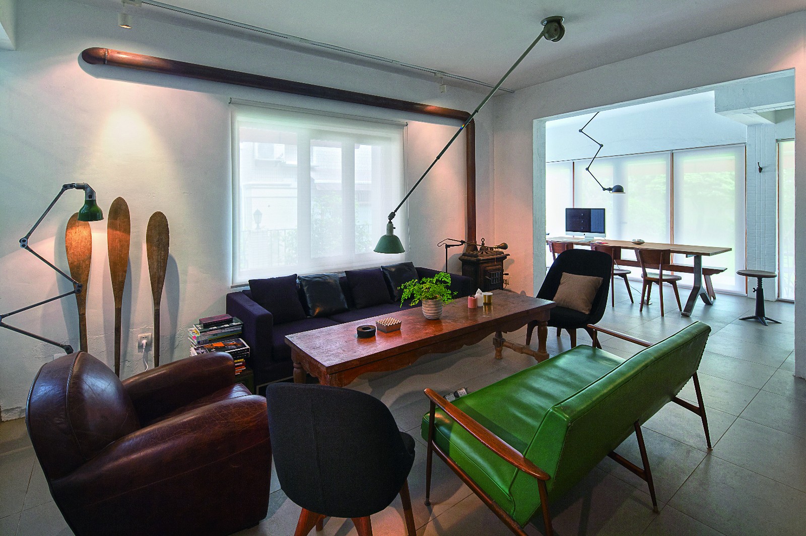 杭州观堂设计 1 号别墅办公空间 | 简约工业风,花园式办公环境-16