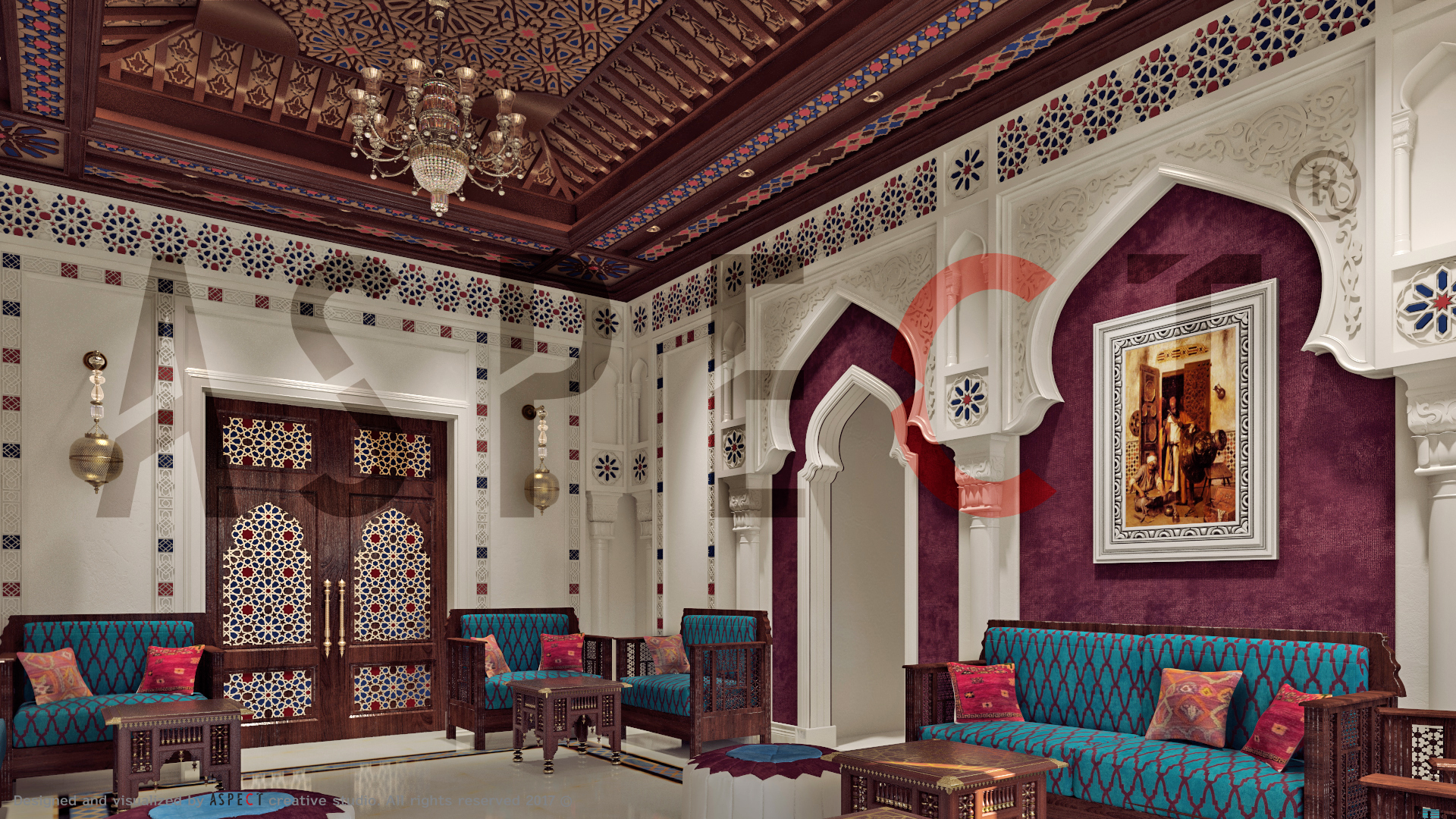 摩洛哥风格客厅设计 | 神秘与激情的碰撞-5