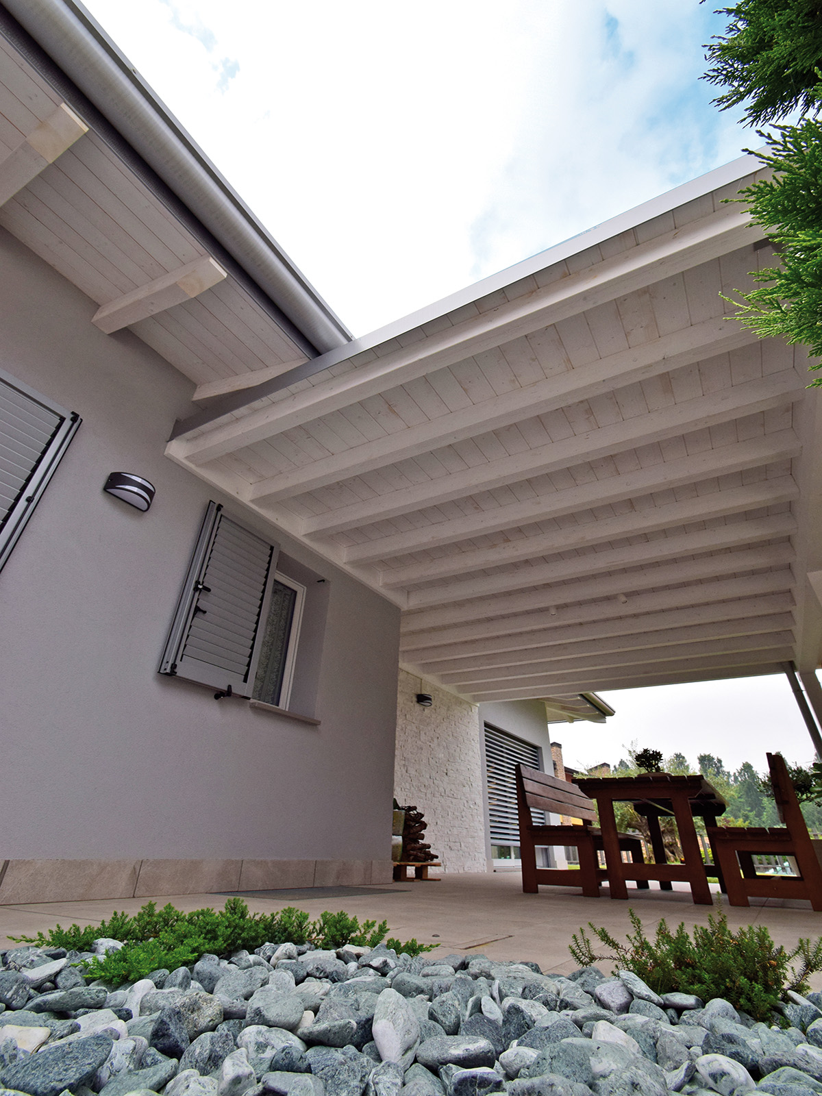 意大利木质经典别墅，环保节能与舒适宜居的完美结合-7