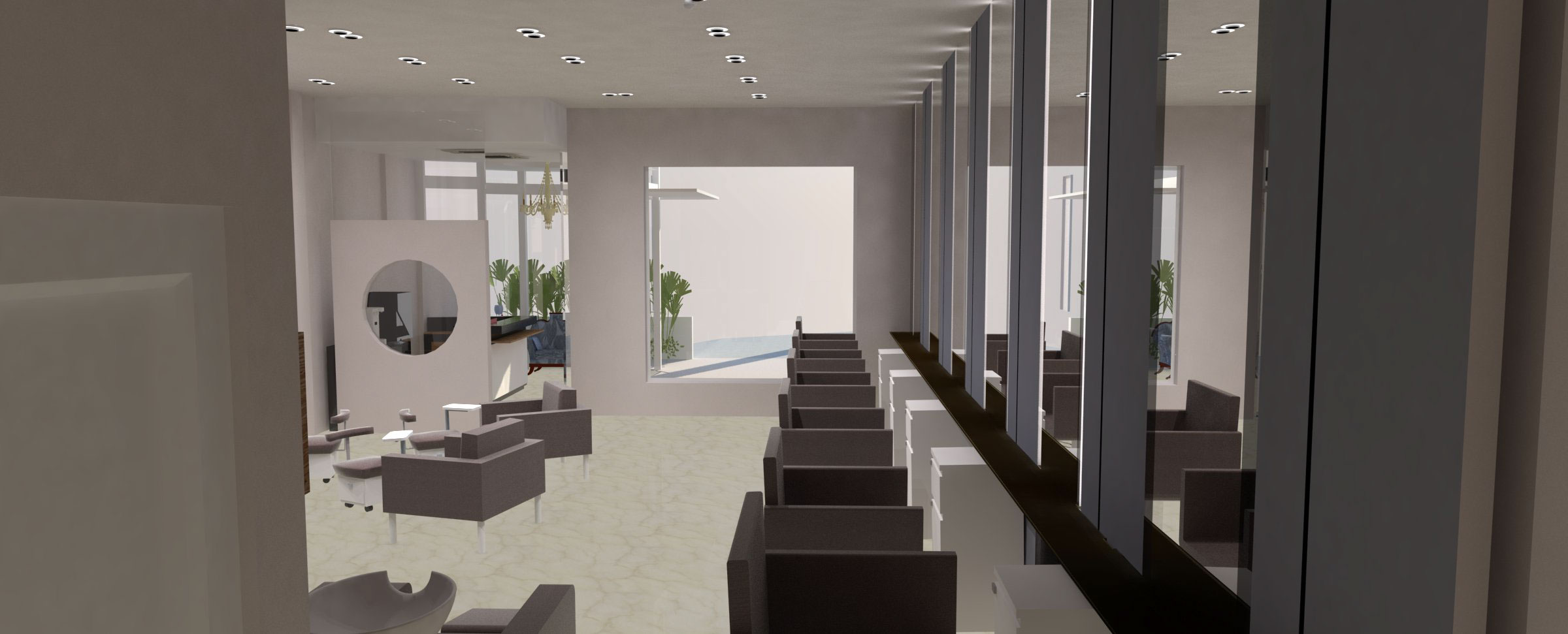 巴西美容沙龙空间设计-8