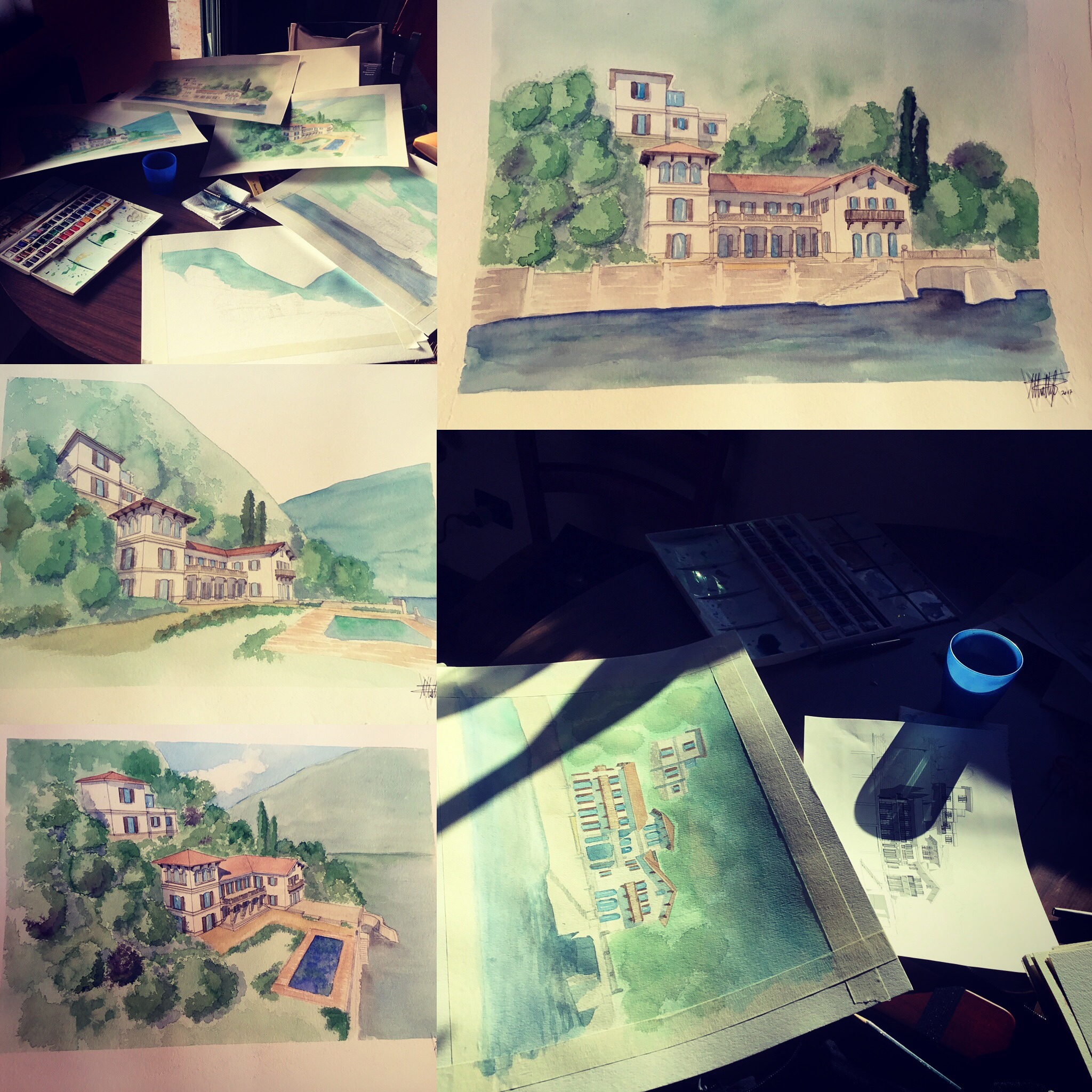 意大利科莫湖畔豪华私人别墅-1