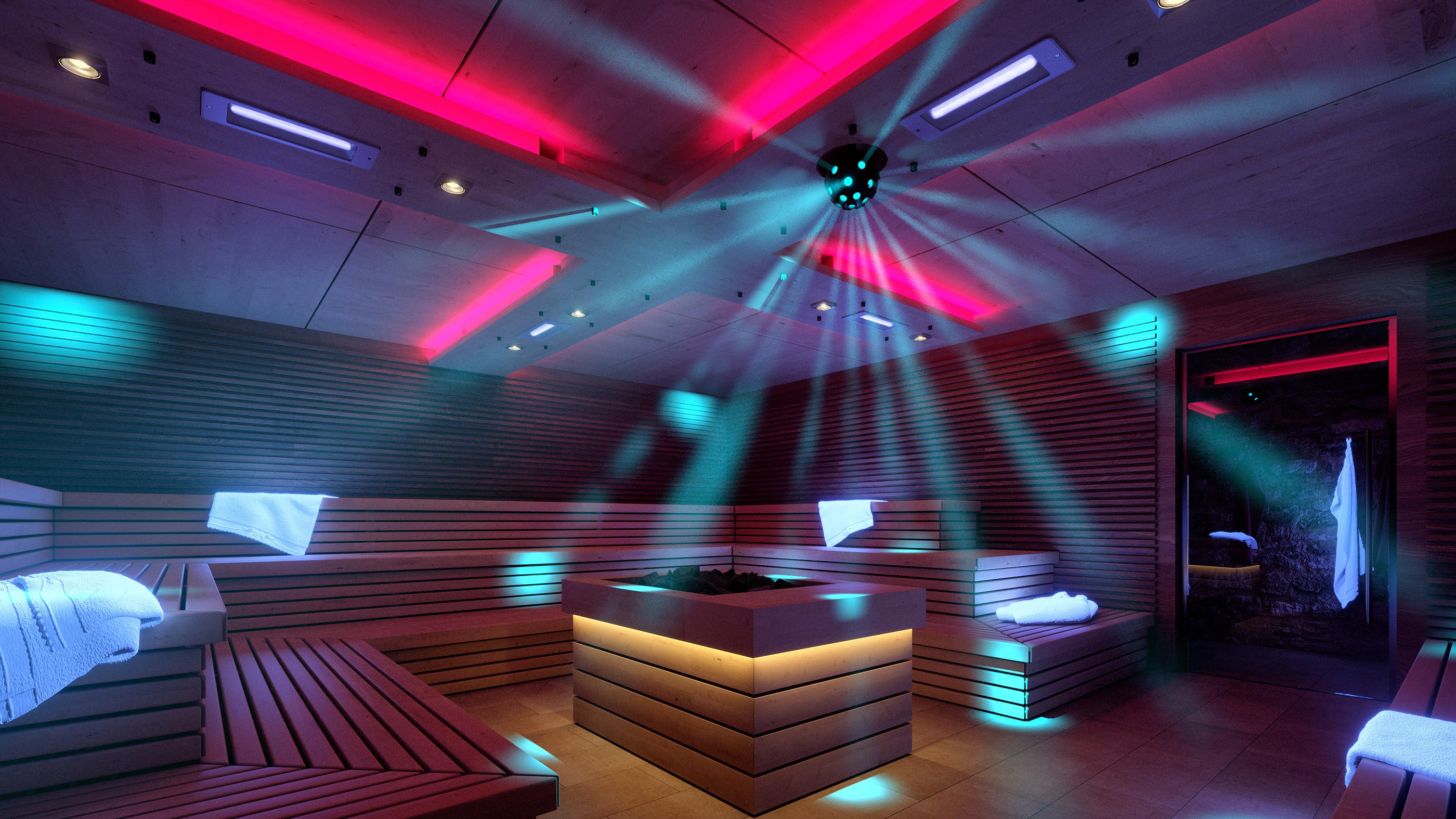 活动桑拿房设计，多元灯光营造 Mood-Room 氛围-9