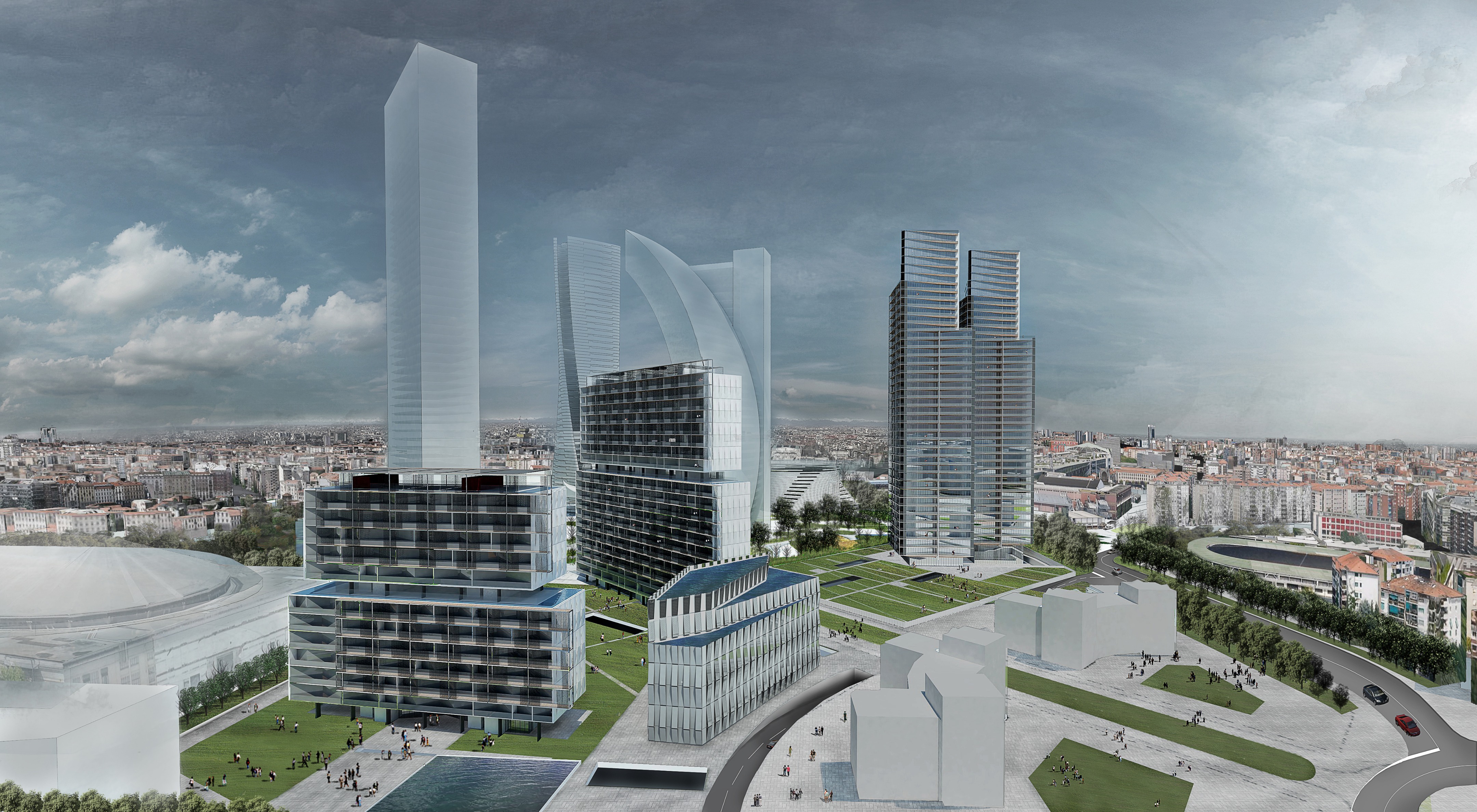 米兰城市生活住宅塔楼 | 可持续发展与功能的完美融合-10