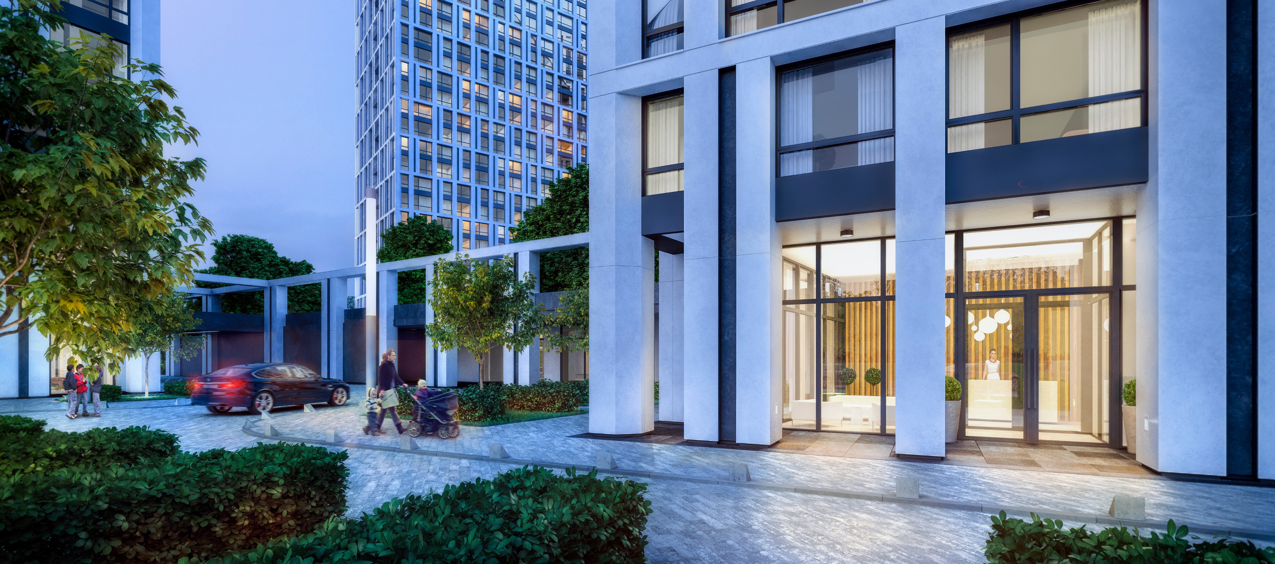 基辅左岸简约风格住宅综合体-10